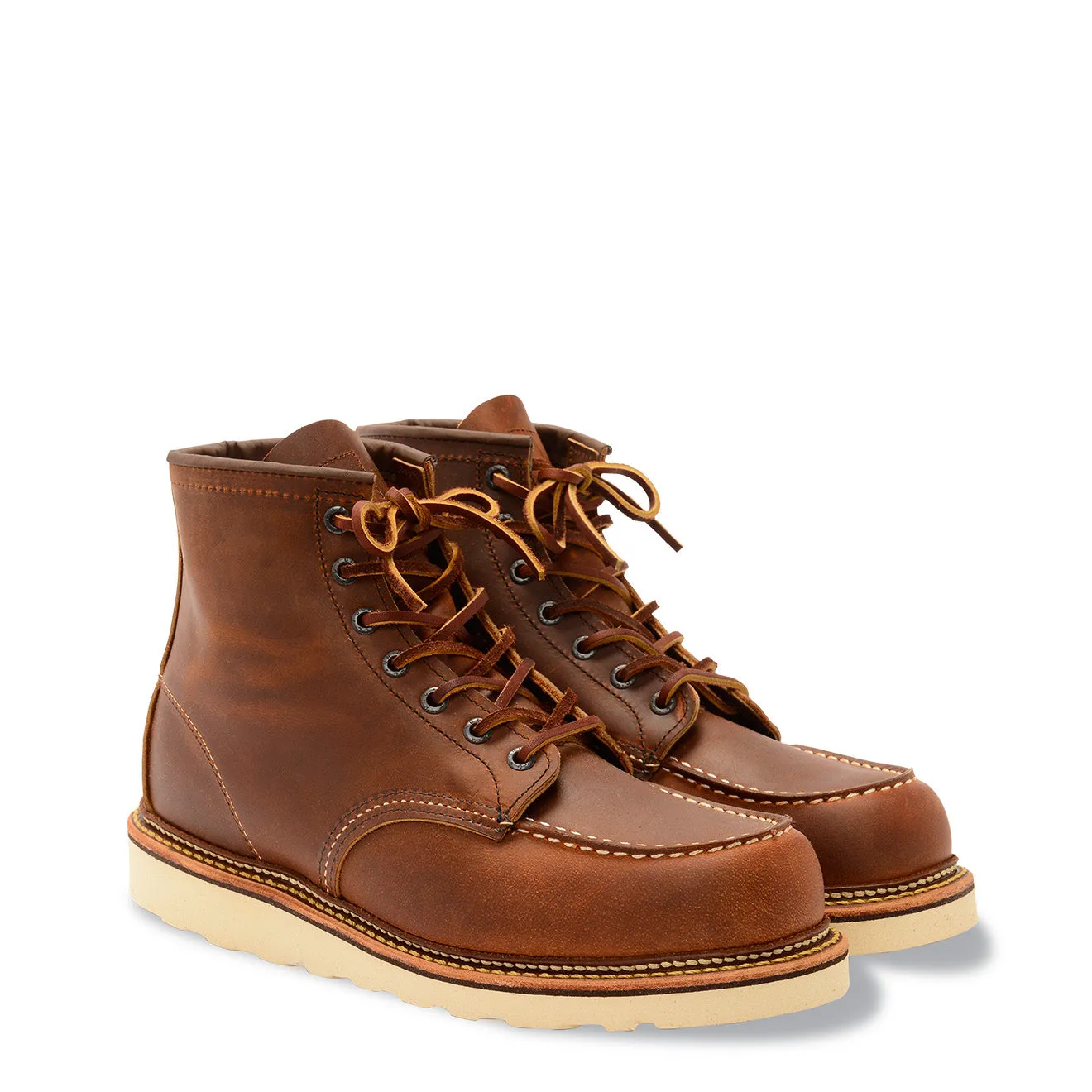 Bottes Red Wing Classic 6 Inch Moc Toe en cuivre Rough and Tough
