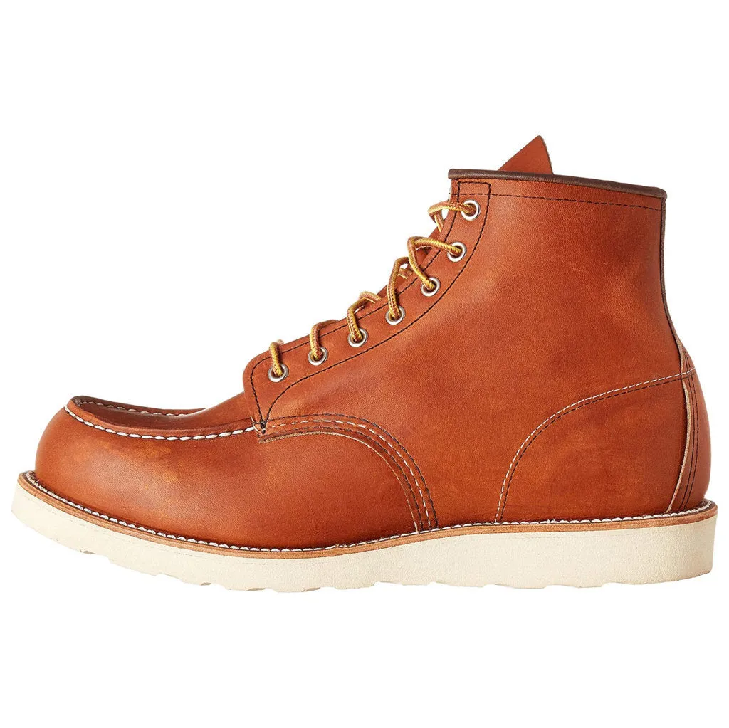 Bottes cheville classique moc toe pour hommes en cuir pleine fleur Red Wing Heritage 6 pouces