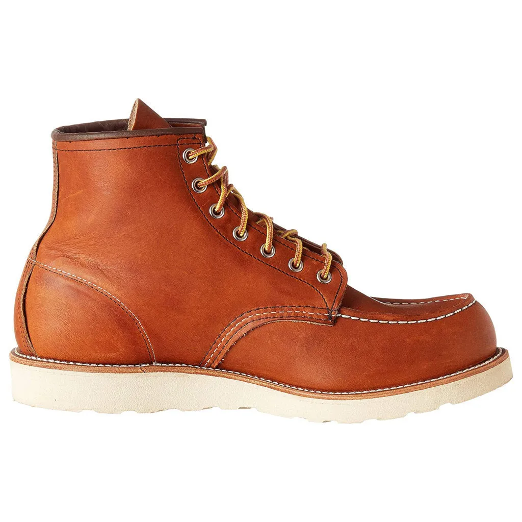 Bottes cheville classique moc toe pour hommes en cuir pleine fleur Red Wing Heritage 6 pouces