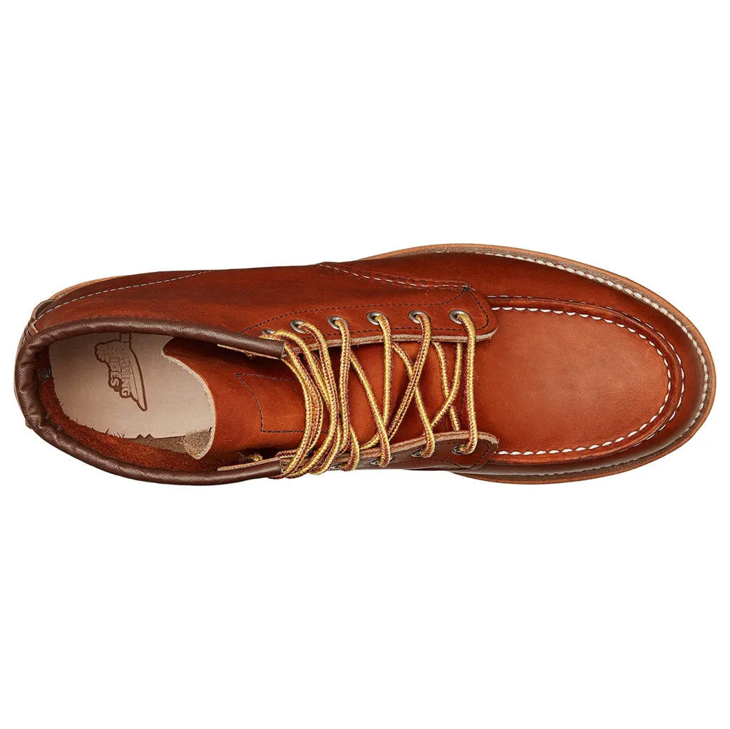 Bottes cheville classique moc toe pour hommes en cuir pleine fleur Red Wing Heritage 6 pouces
