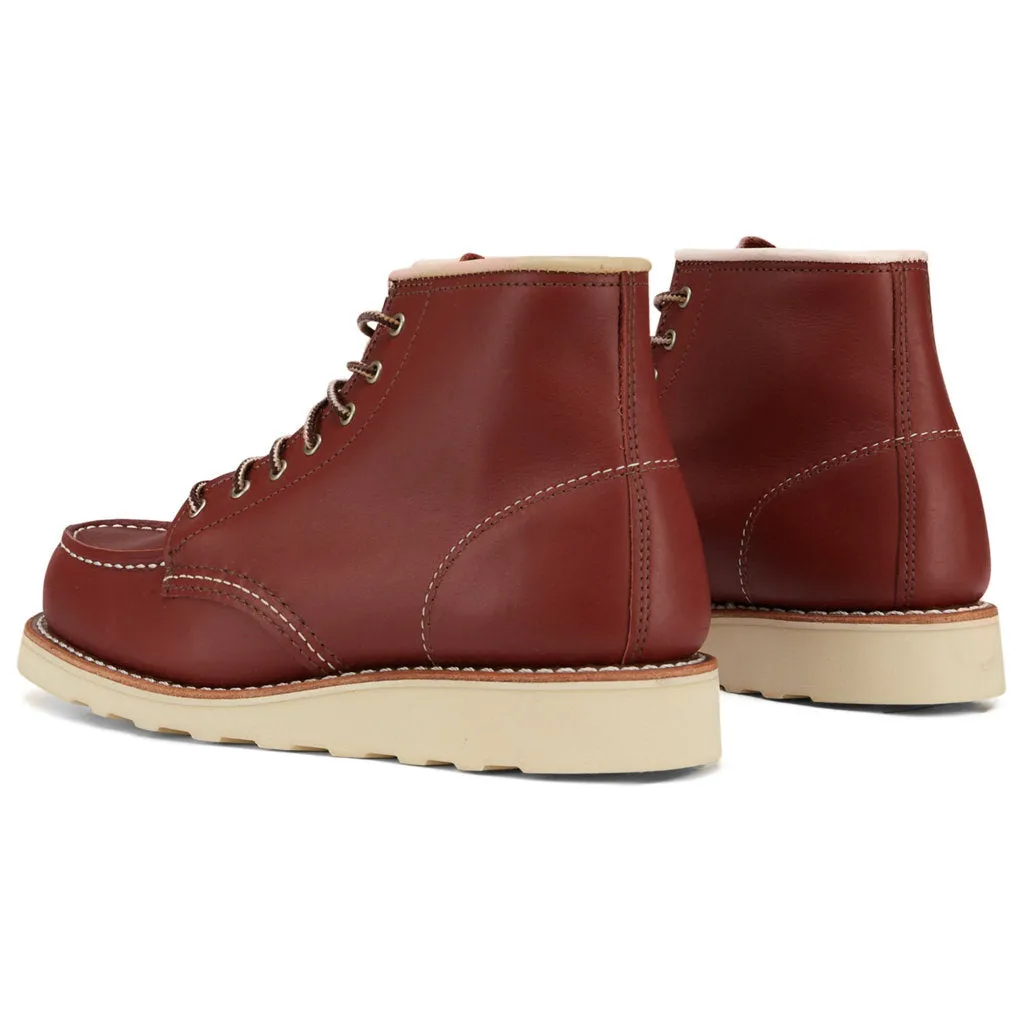 Bottes Classiques Femme Moc Toe en Cuir Nubuck Red Wing Heritage 6 Pouces