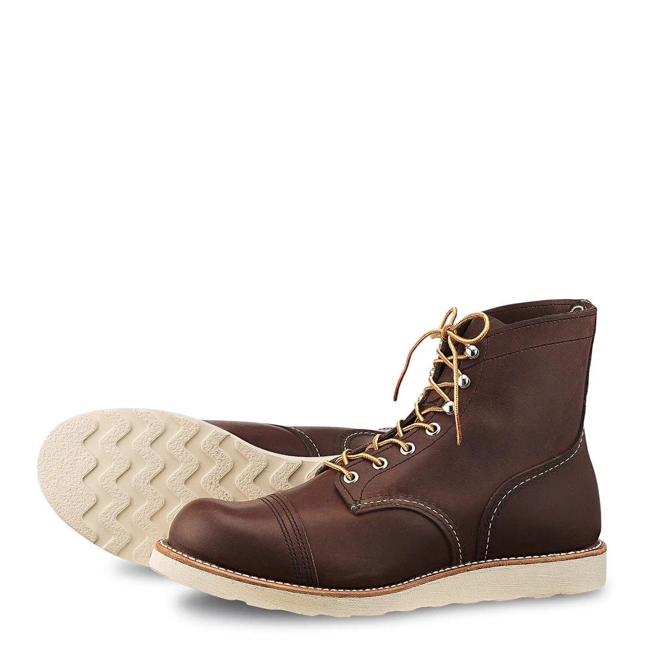 Botte Red Wing Iron Ranger à semelle adhérente Amber Harness