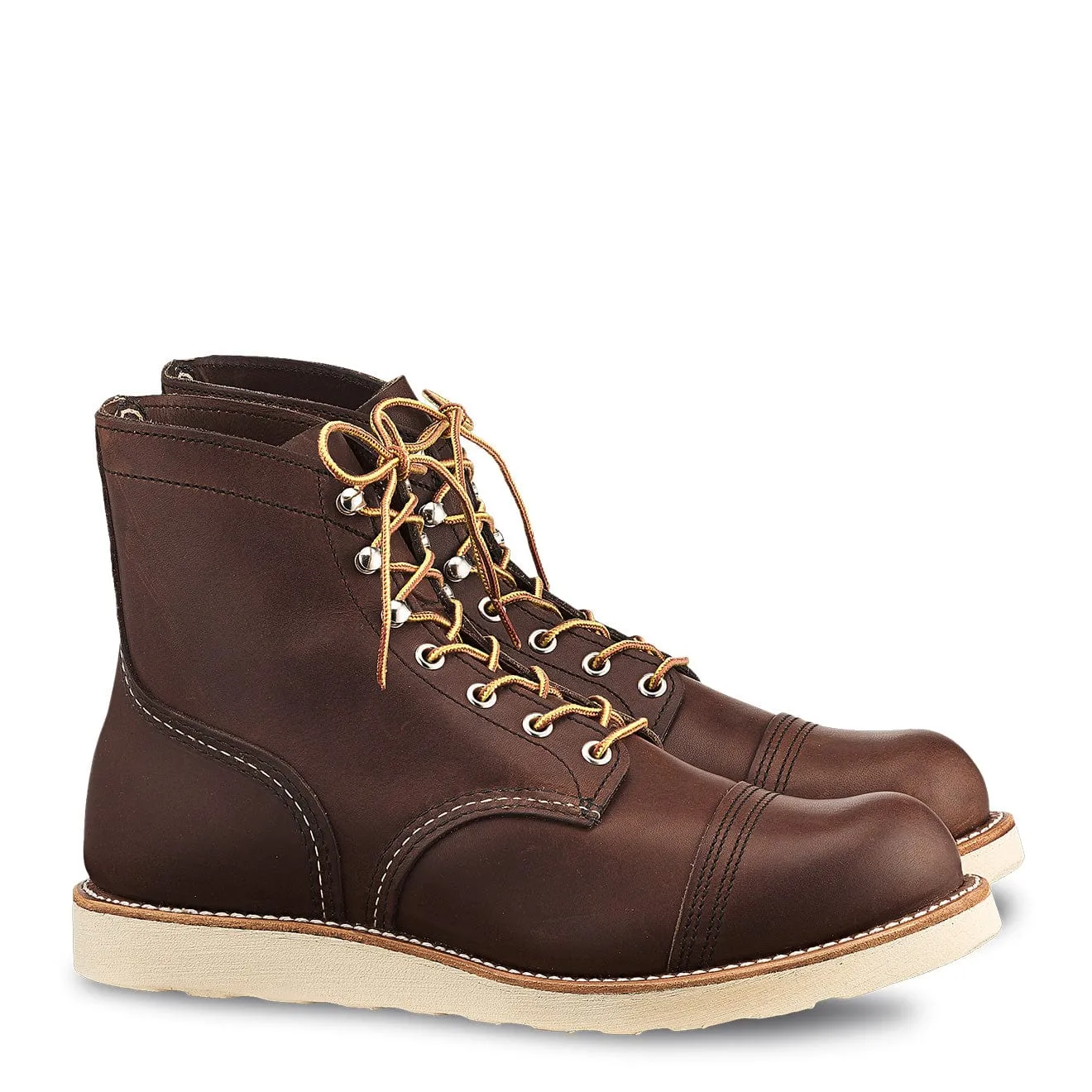 Botte Red Wing Iron Ranger à semelle adhérente Amber Harness