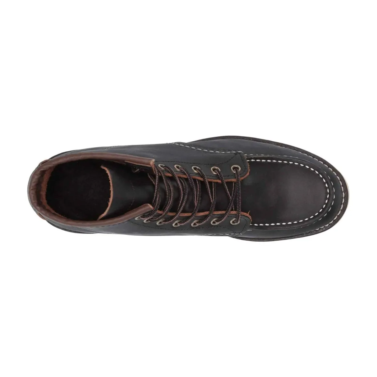 Red Wing Bottes Classiques Moc 6 Pouces 8849 en Cuir Noir Prairie pour Homme