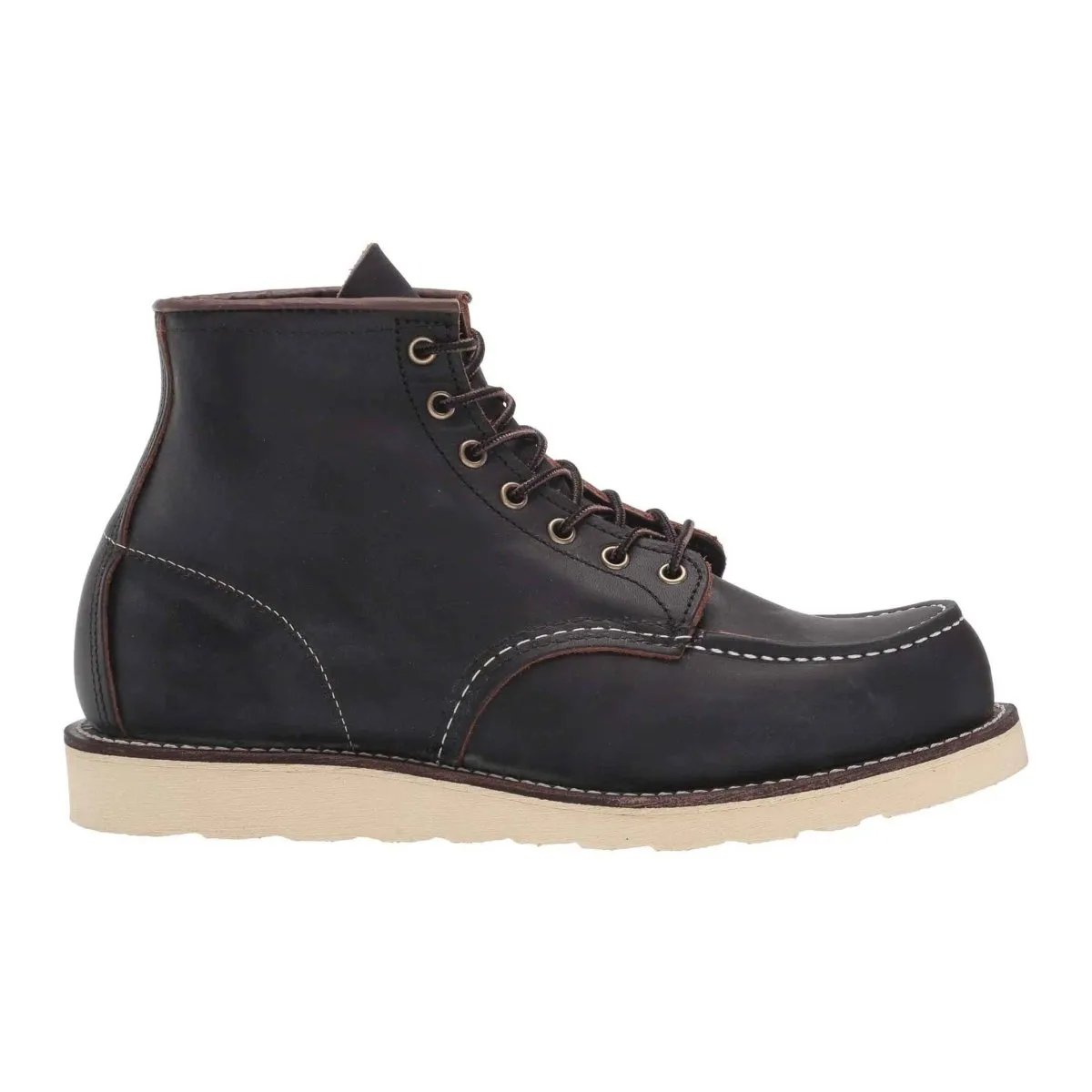 Red Wing Bottes Classiques Moc 6 Pouces 8849 en Cuir Noir Prairie pour Homme