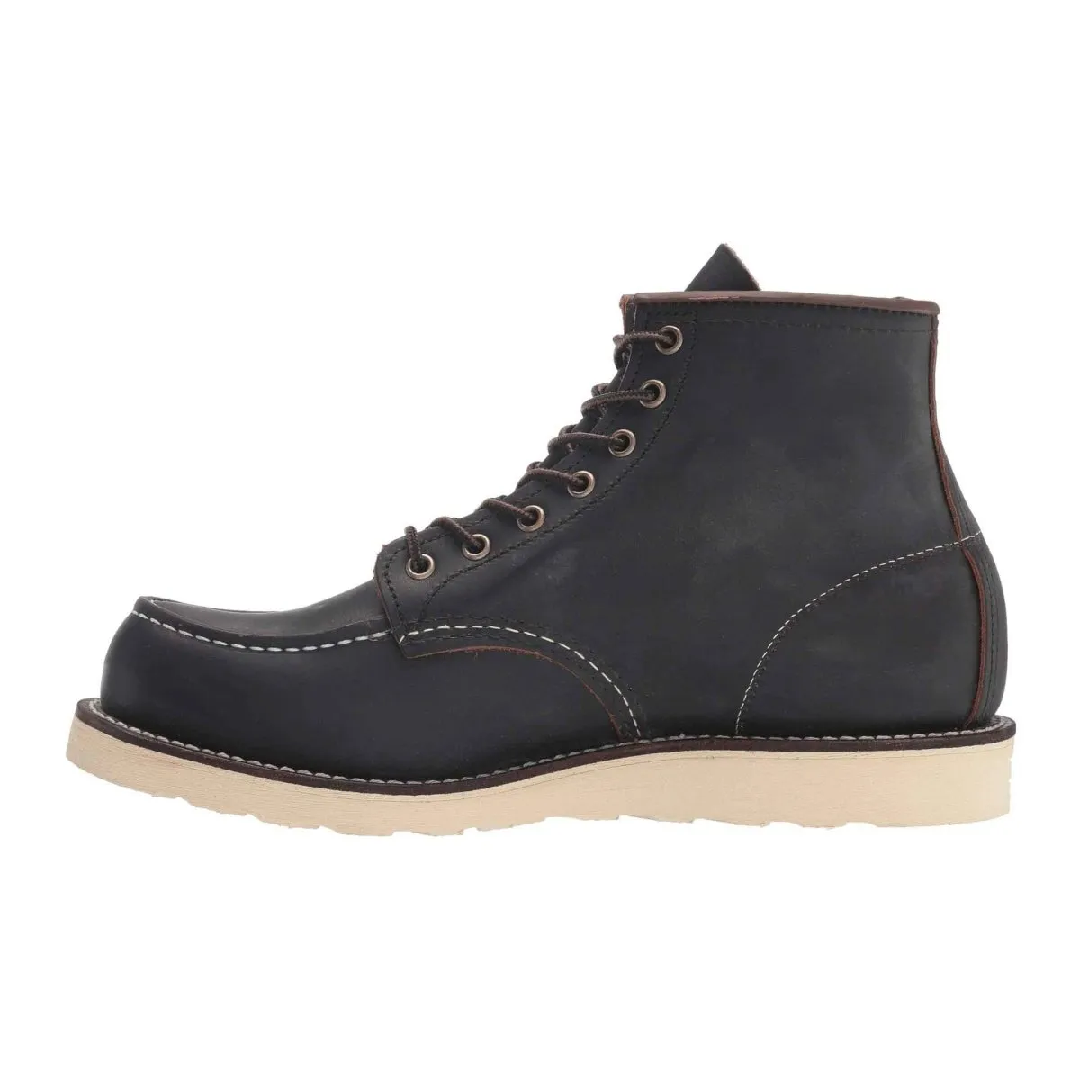 Red Wing Bottes Classiques Moc 6 Pouces 8849 en Cuir Noir Prairie pour Homme