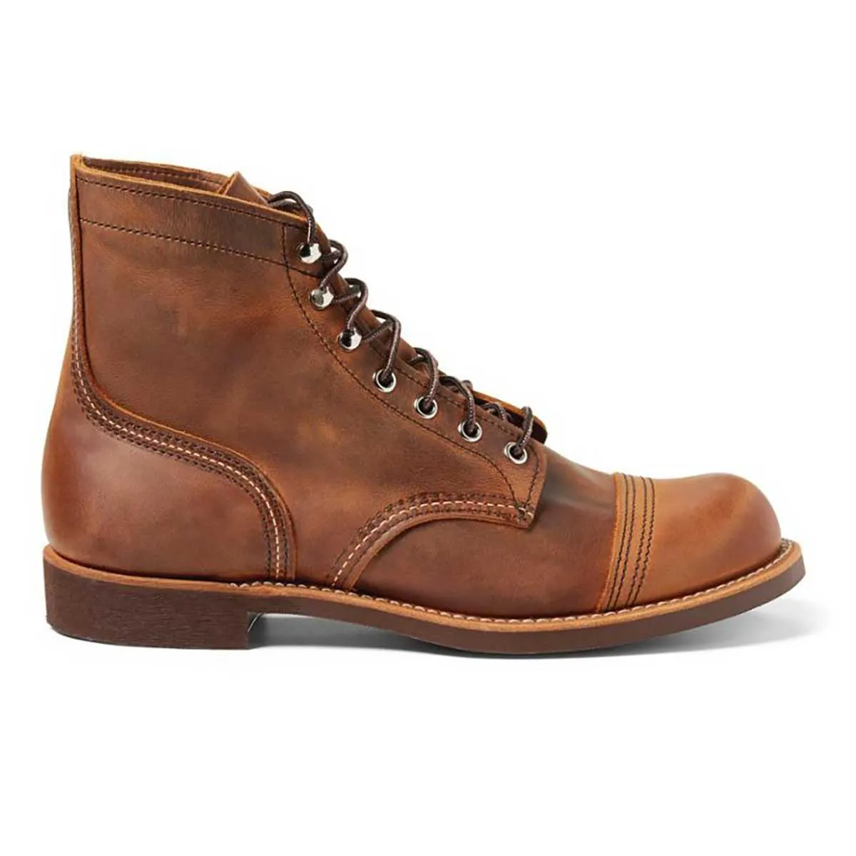 Red Wing Iron Ranger 8085 pour Homme en Cuir Rugueux et Résistant Cuivré