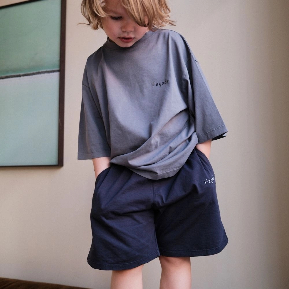 Relaxed shorts - Navy Blue