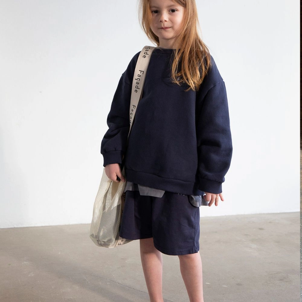 Relaxed shorts - Navy Blue