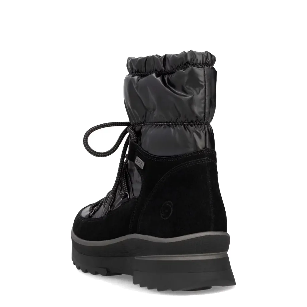 Botte Puffer Imperméable Lelisha 70 pour Femme en Noir