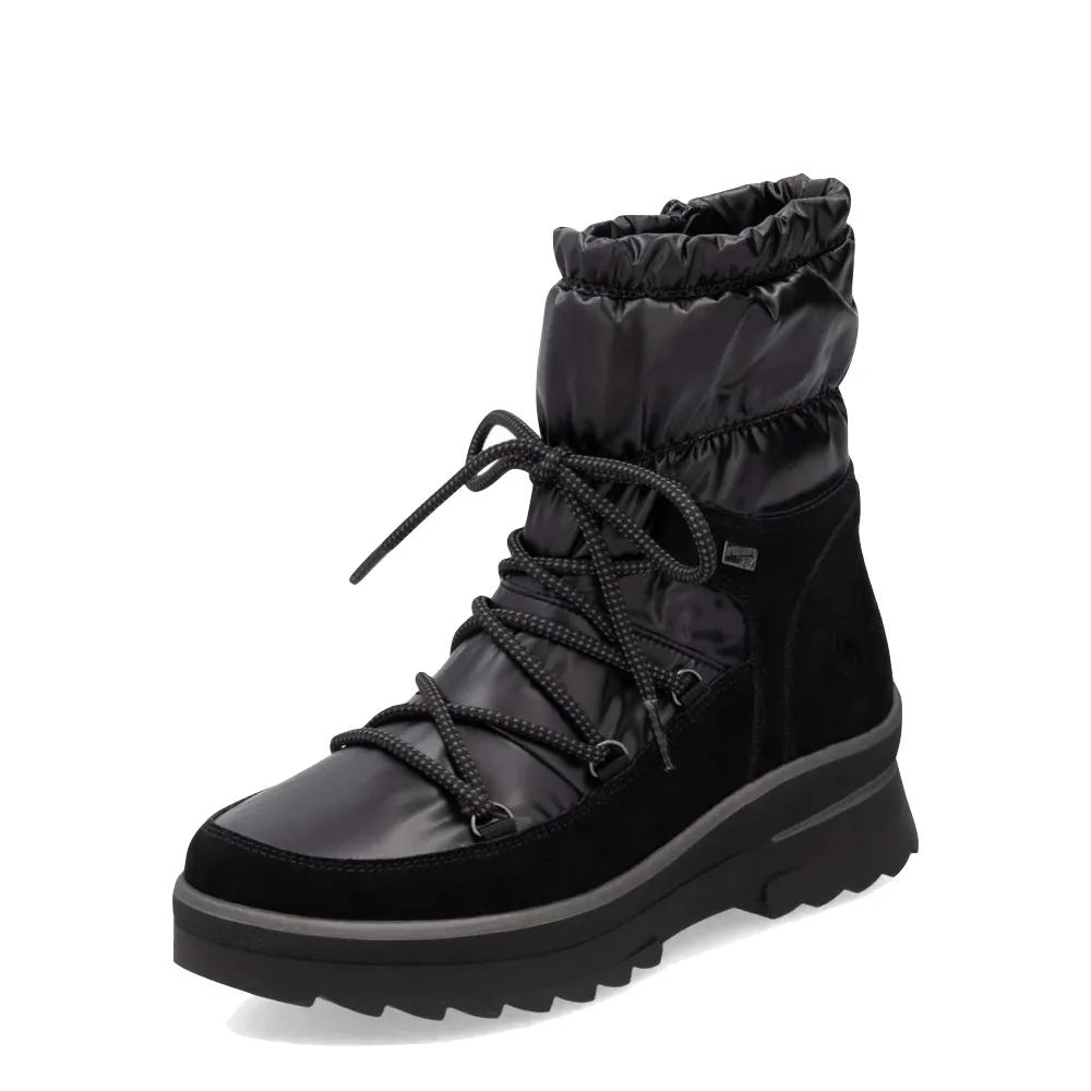 Botte Puffer Imperméable Lelisha 70 pour Femme en Noir