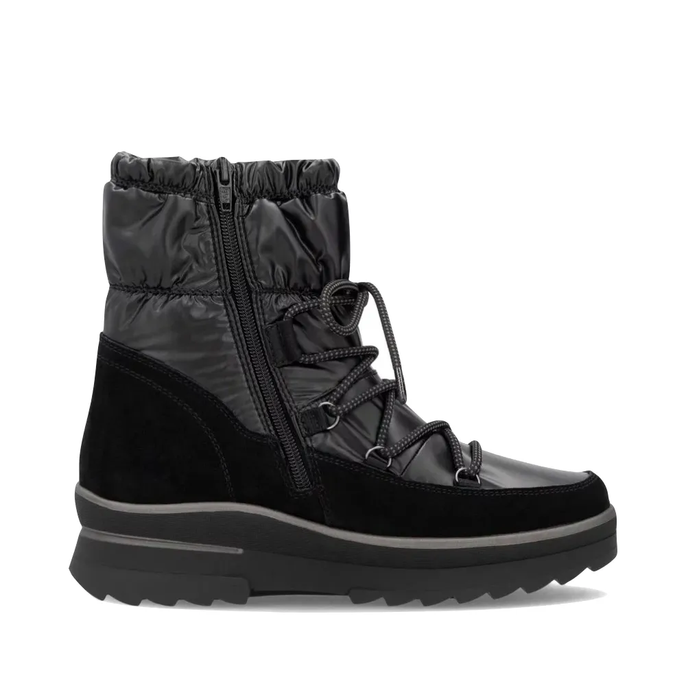 Botte Puffer Imperméable Lelisha 70 pour Femme en Noir