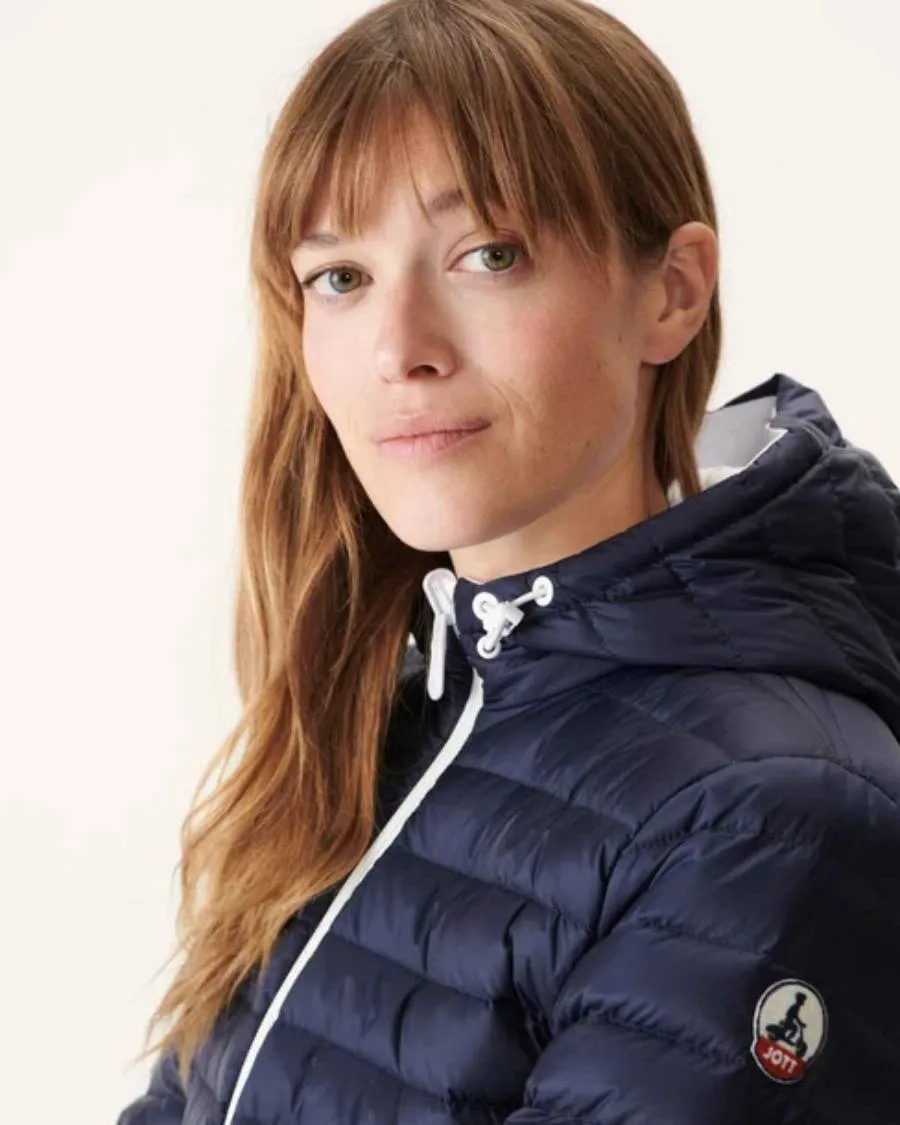Manteau réversible Moscou Blanc-Marines