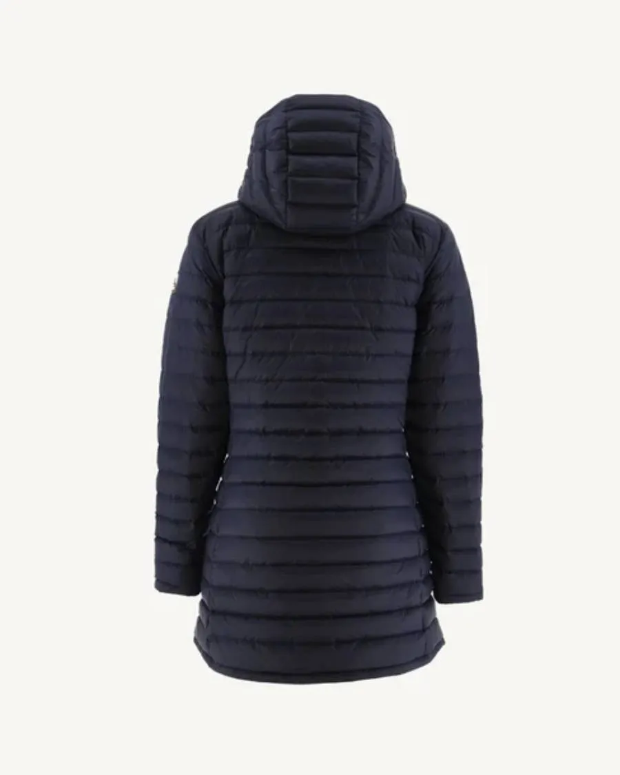 Manteau réversible Moscou Blanc-Marines