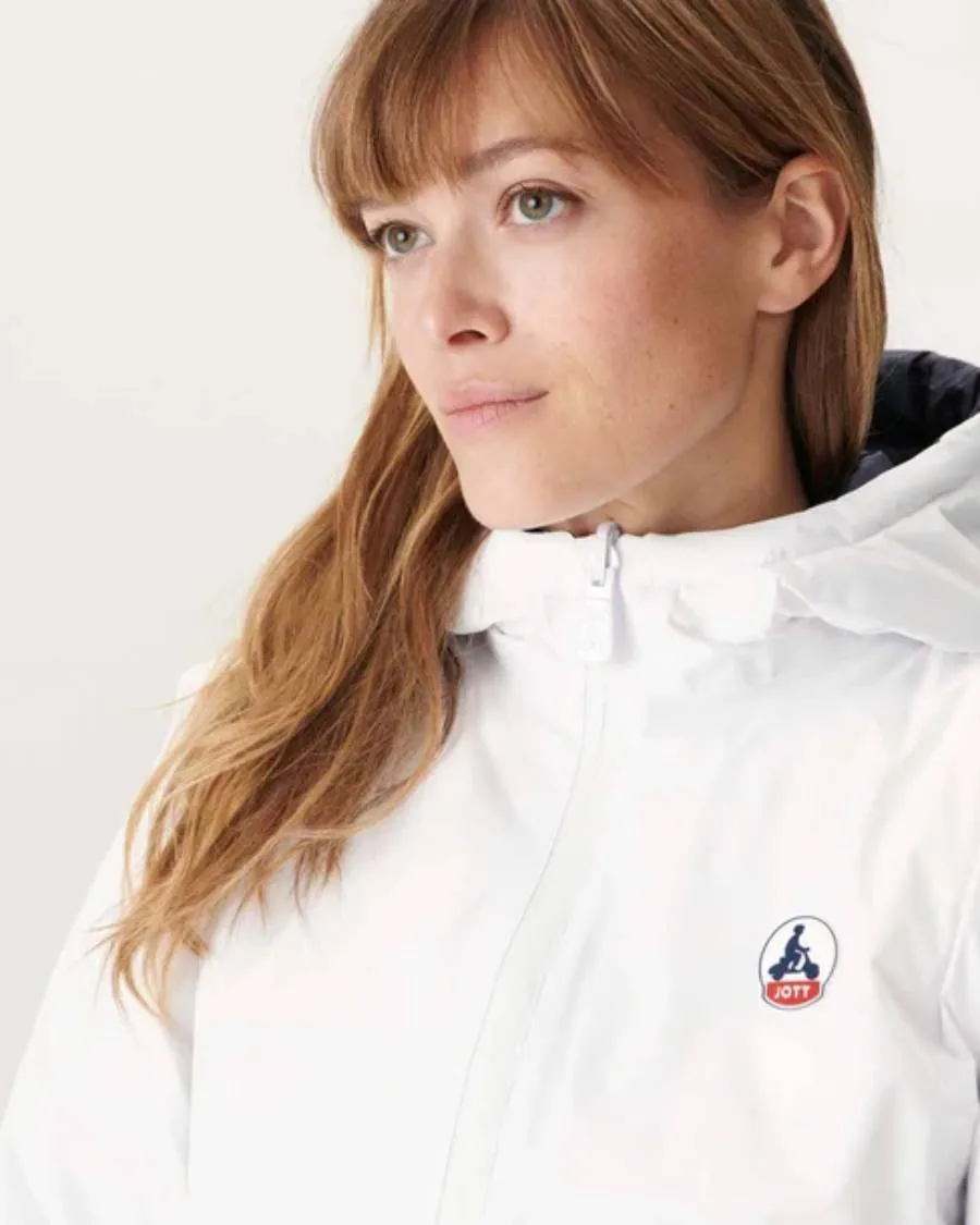 Manteau réversible Moscou Blanc-Marines