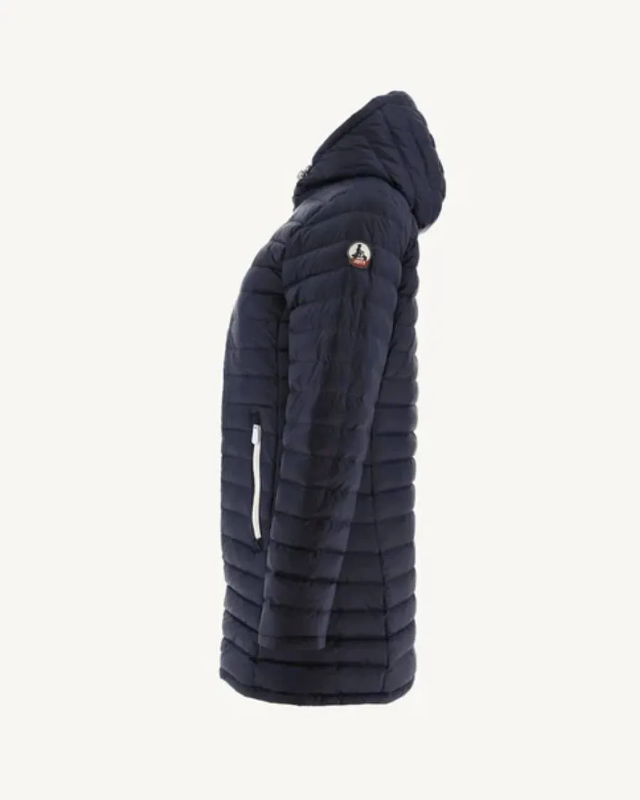 Manteau réversible Moscou Blanc-Marines