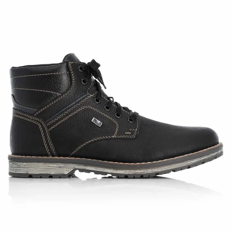 Rieker Chaussures 39223-00 Randonnée Noire Lacets RTex