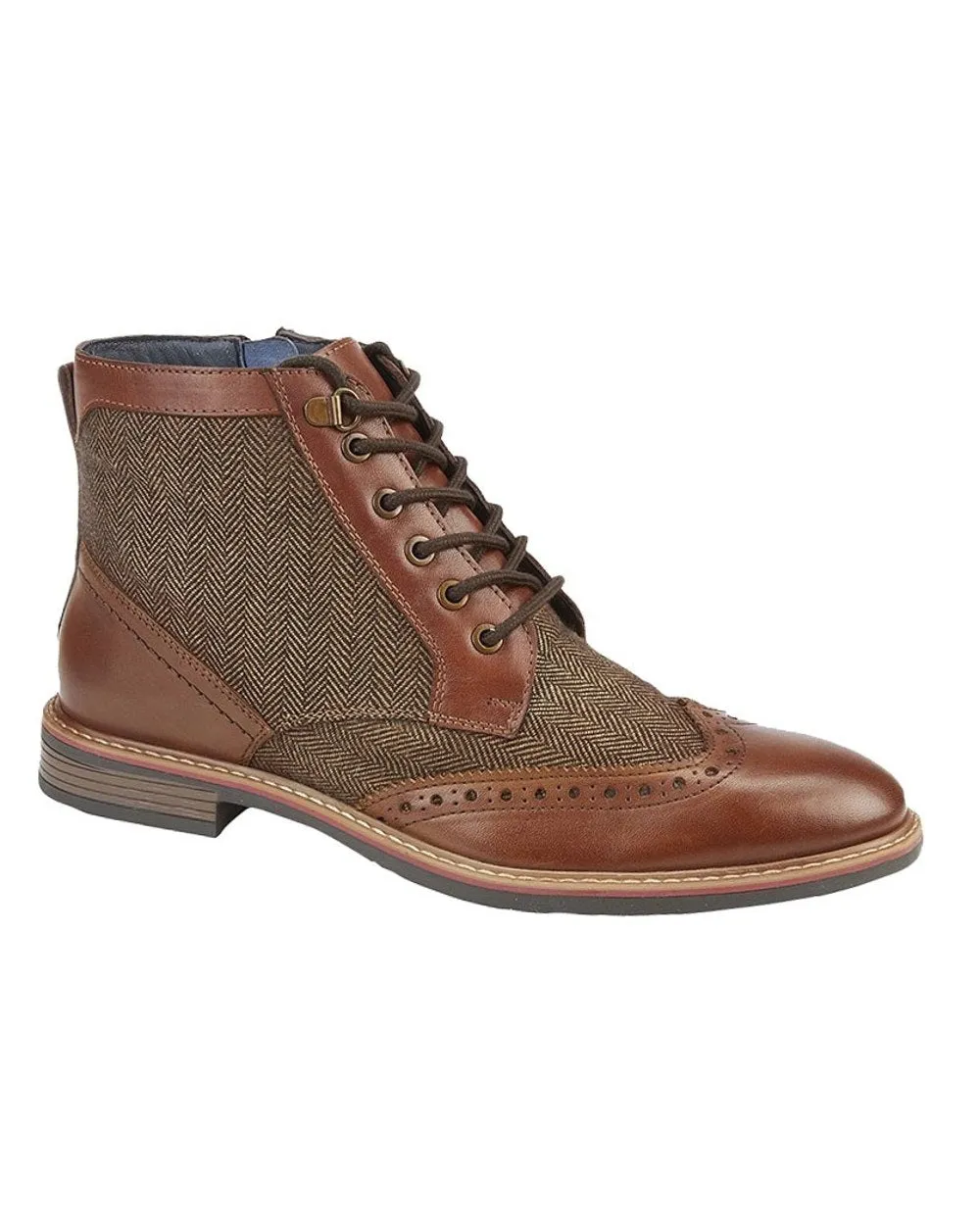 Bottes chevilles Roamers pour homme à 5 œillets avec fermeture éclair intérieure
