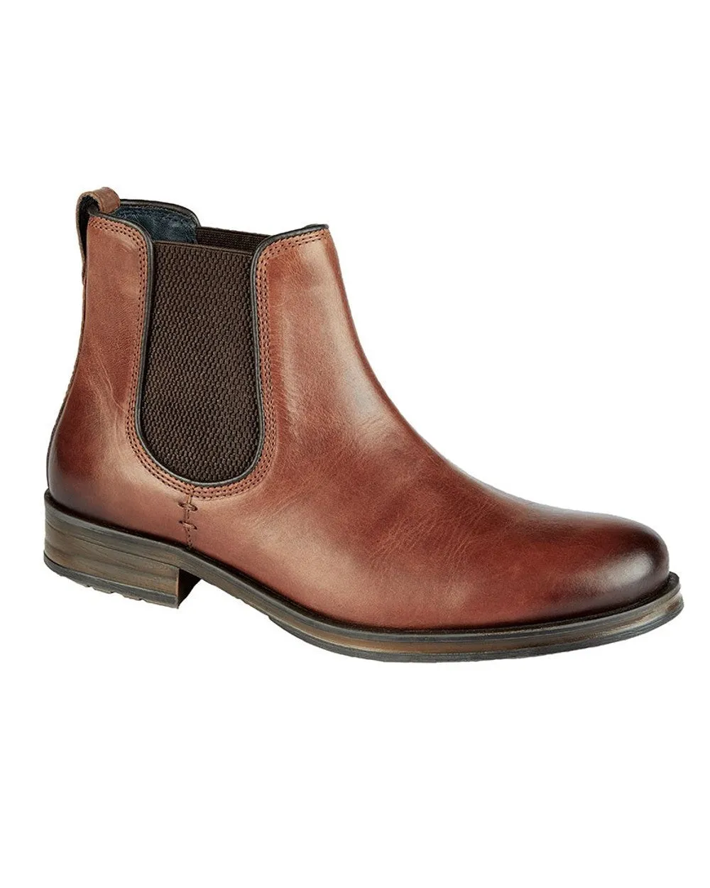 Bottes cheville Roamers pour homme avec double soufflet Conker - Chaussures Roamers