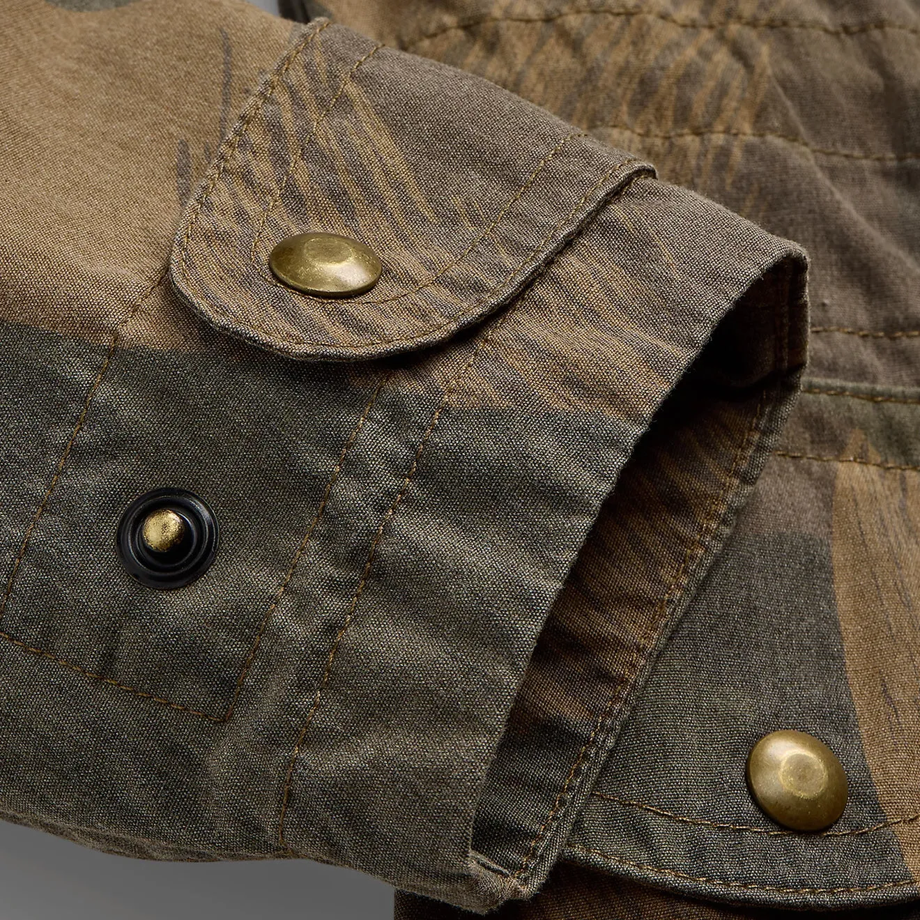 Veste camouflage RRL par Ralph Lauren - Effet coup de pinceau camouflage