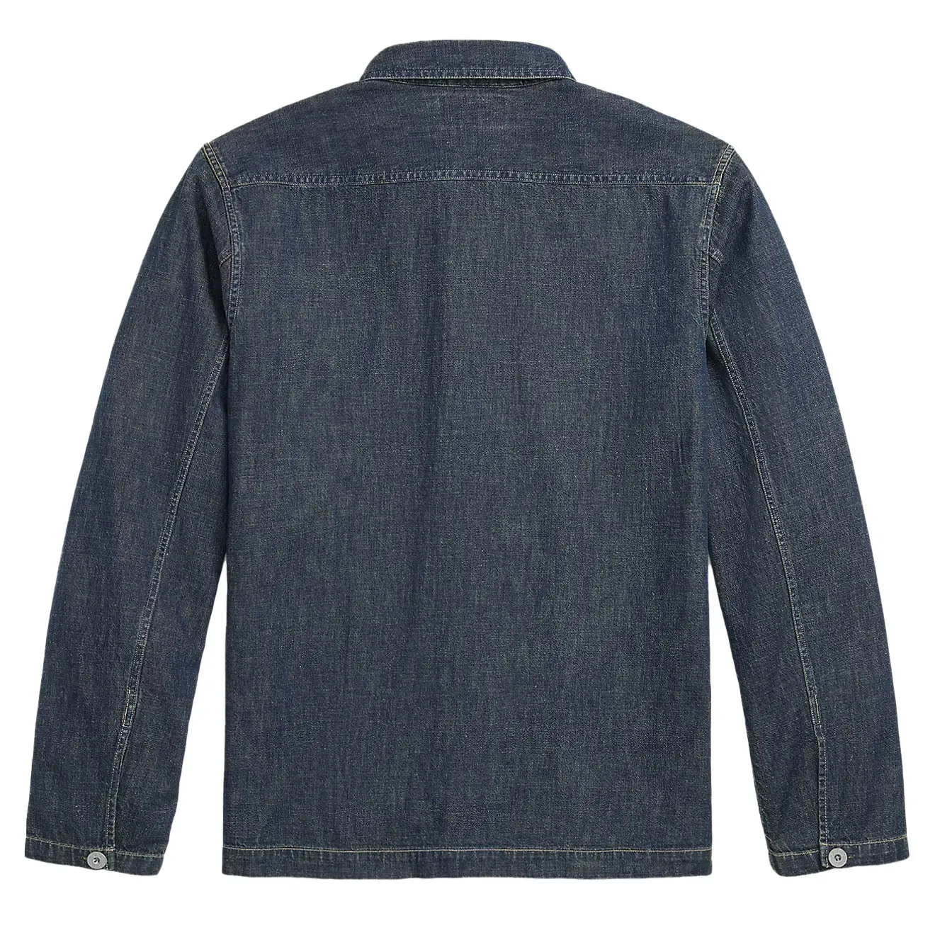 RRL By Ralph Lauren Surchemise en Denim Indigo Lavage Foncé