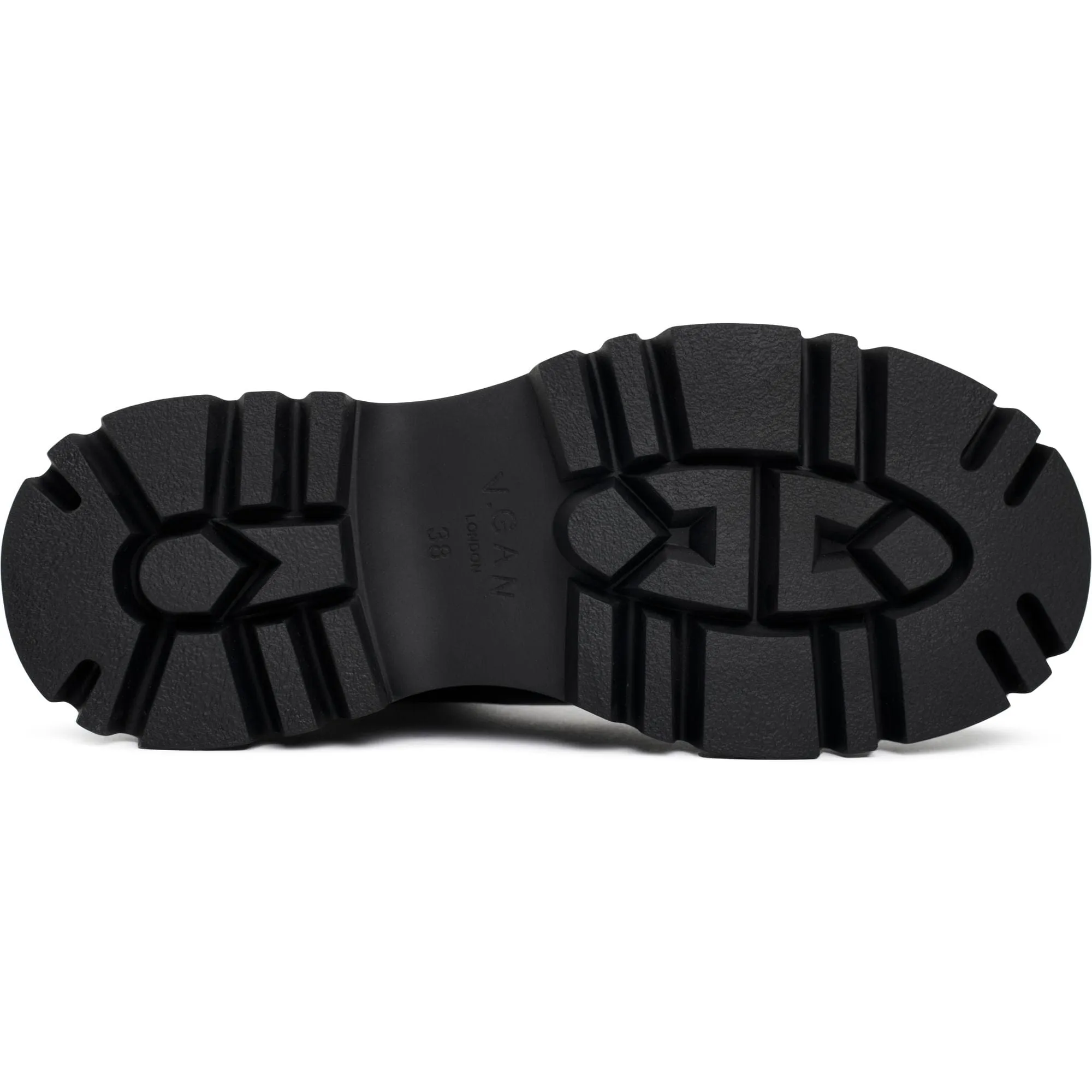 Bottes Chelsea en simili-cuir vegan pour femmes Russ | Noir