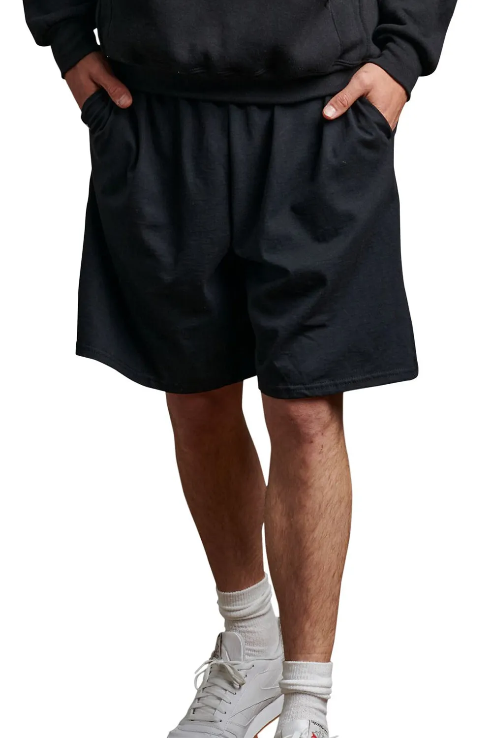 Russell Athletic Shorts de Maillot Classique pour Homme avec Poches - Noir