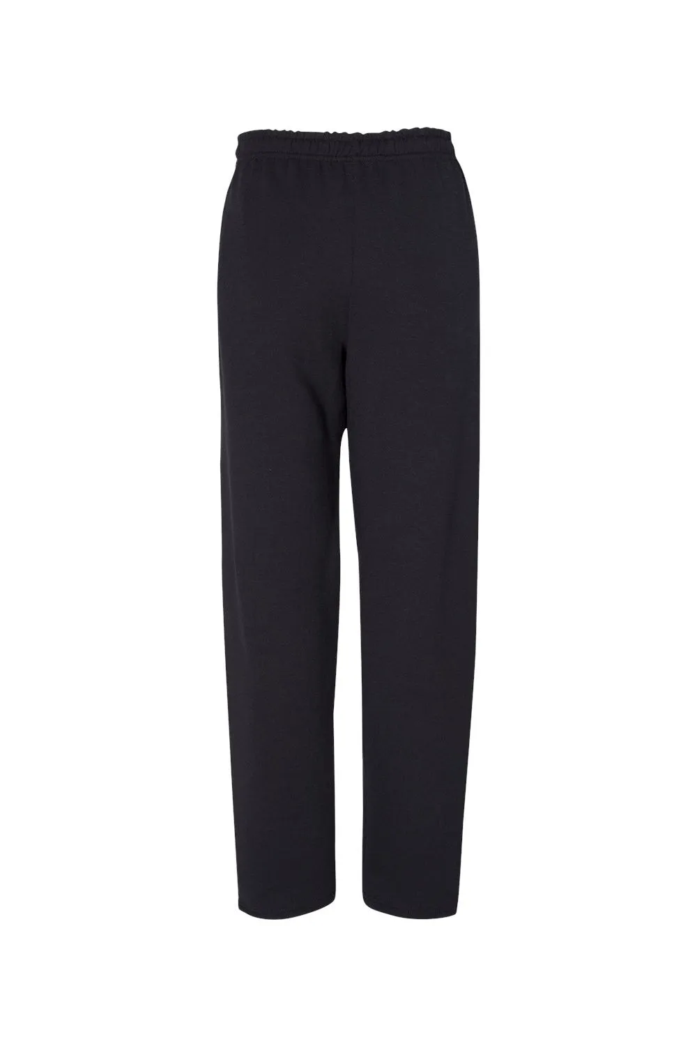 Pantalon de survêtement Russell Athletic pour homme avec évacuation de l'humidité Dri Power, bas ouvert et poches - Noir