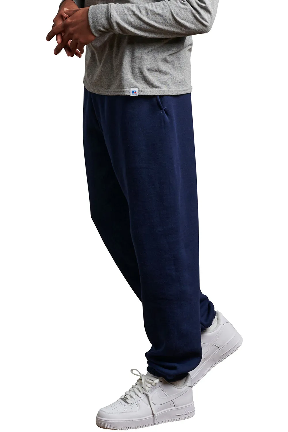 Pantalon de sport Russell Athletic pour homme Dri Power anti-humidité avec poches - Bleu marine
