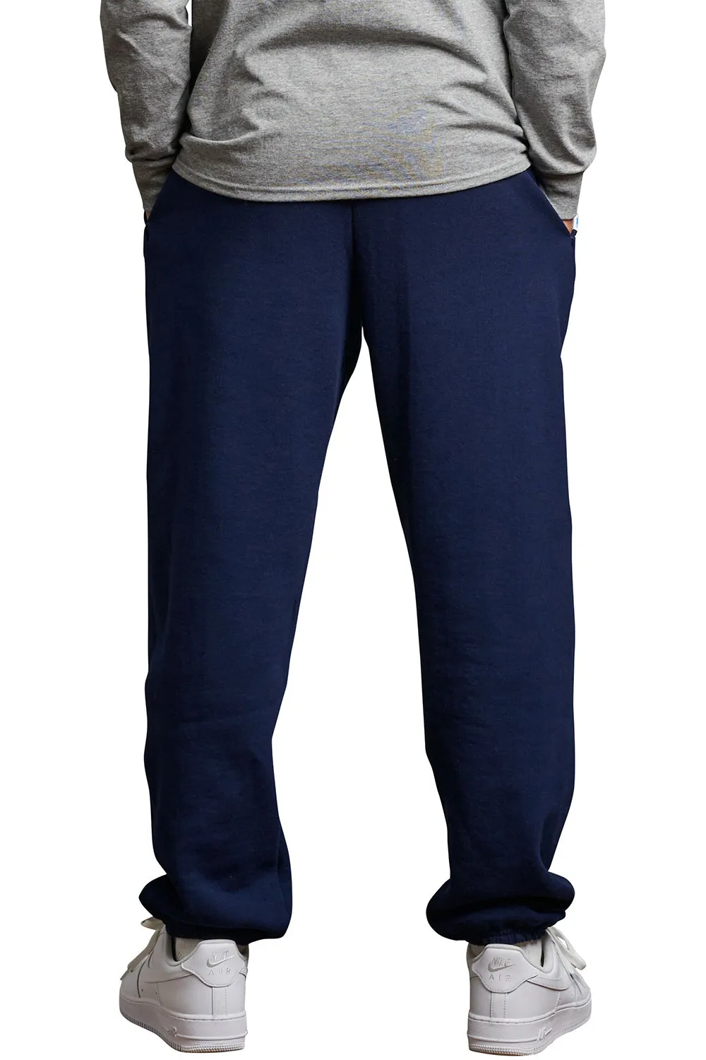 Pantalon de sport Russell Athletic pour homme Dri Power anti-humidité avec poches - Bleu marine