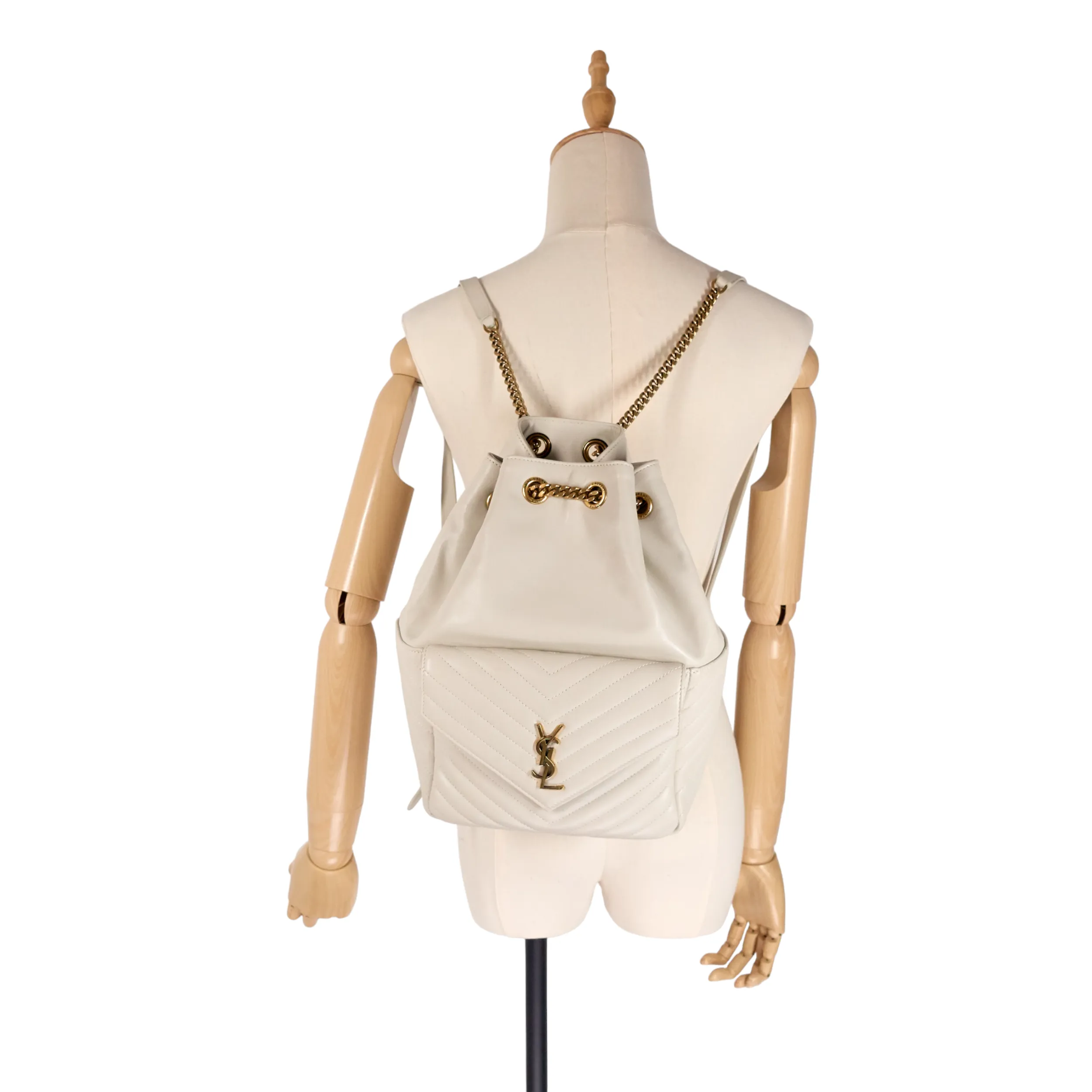 Sac à dos Saint Laurent en cuir d'agneau Joe