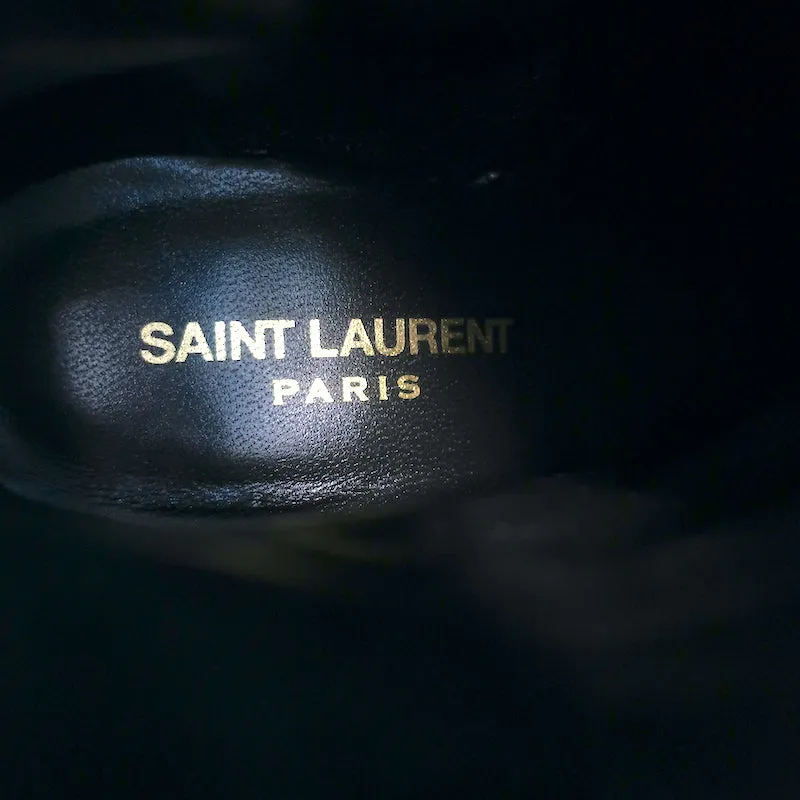 Bottes cheville Lou Saint Laurent en cuir noir taille 36