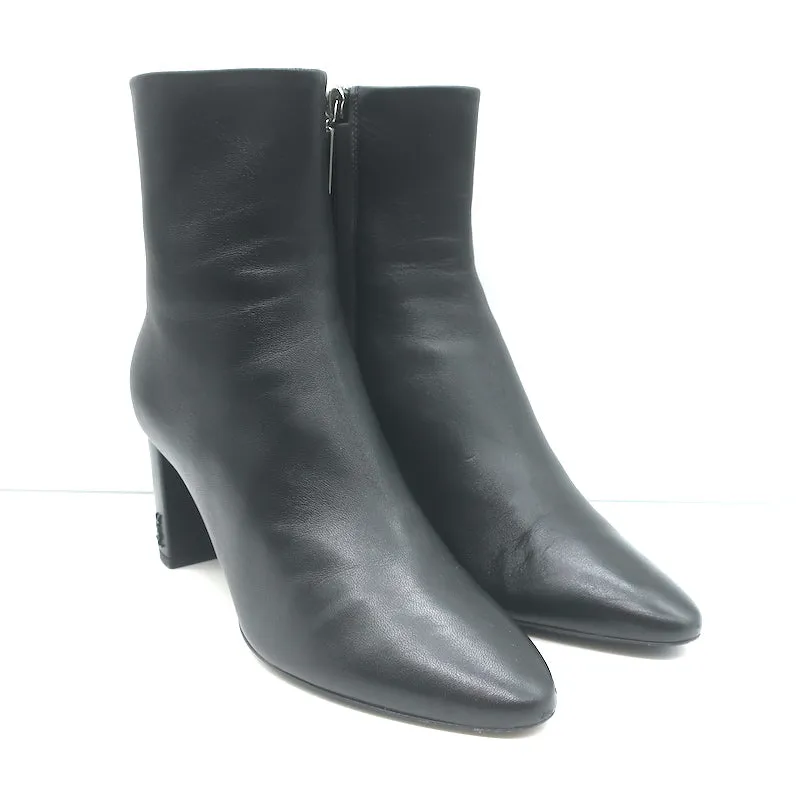 Bottes cheville Lou Saint Laurent en cuir noir taille 36