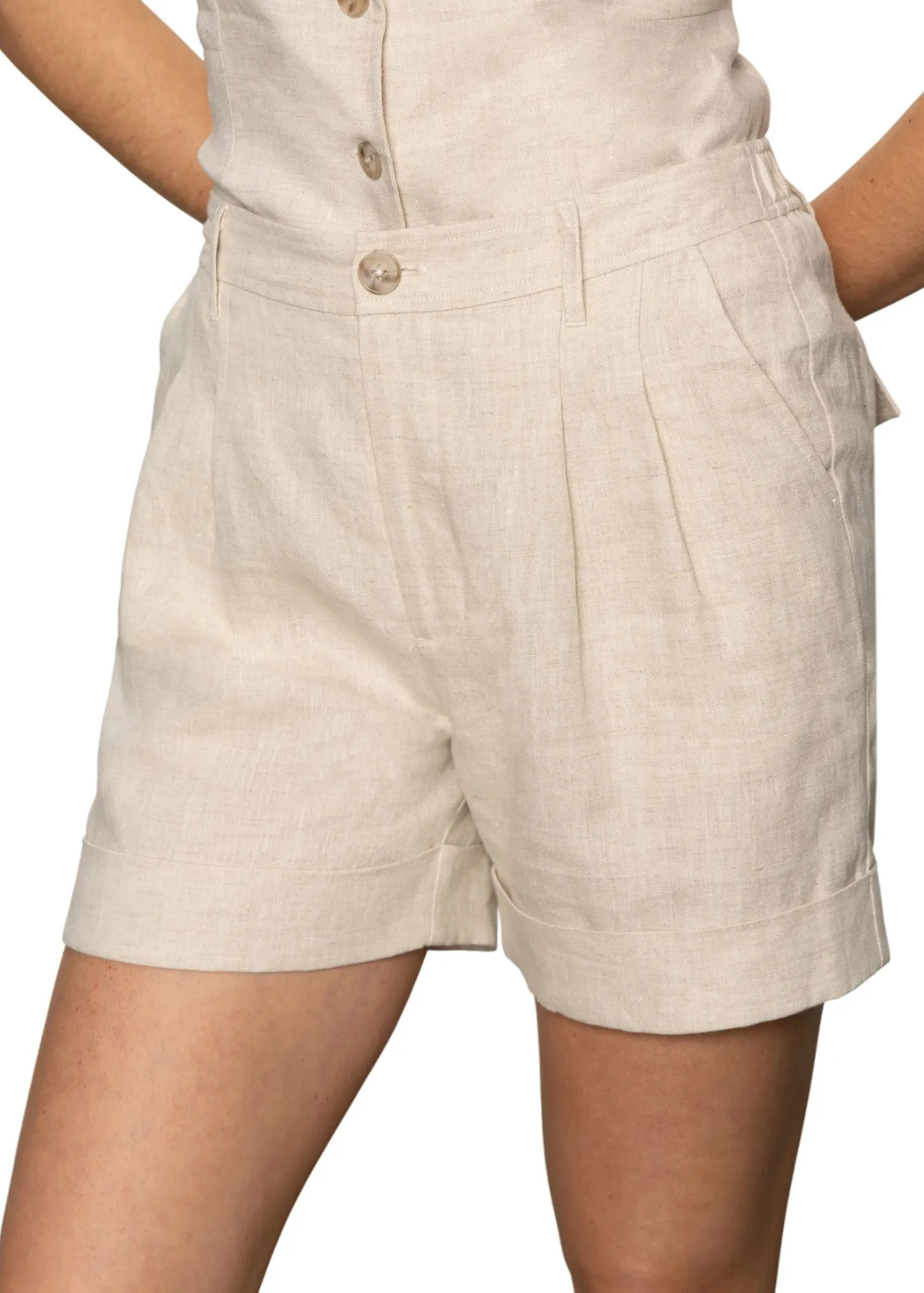 Sanctuary Clothing Caravan Shorts à revers
