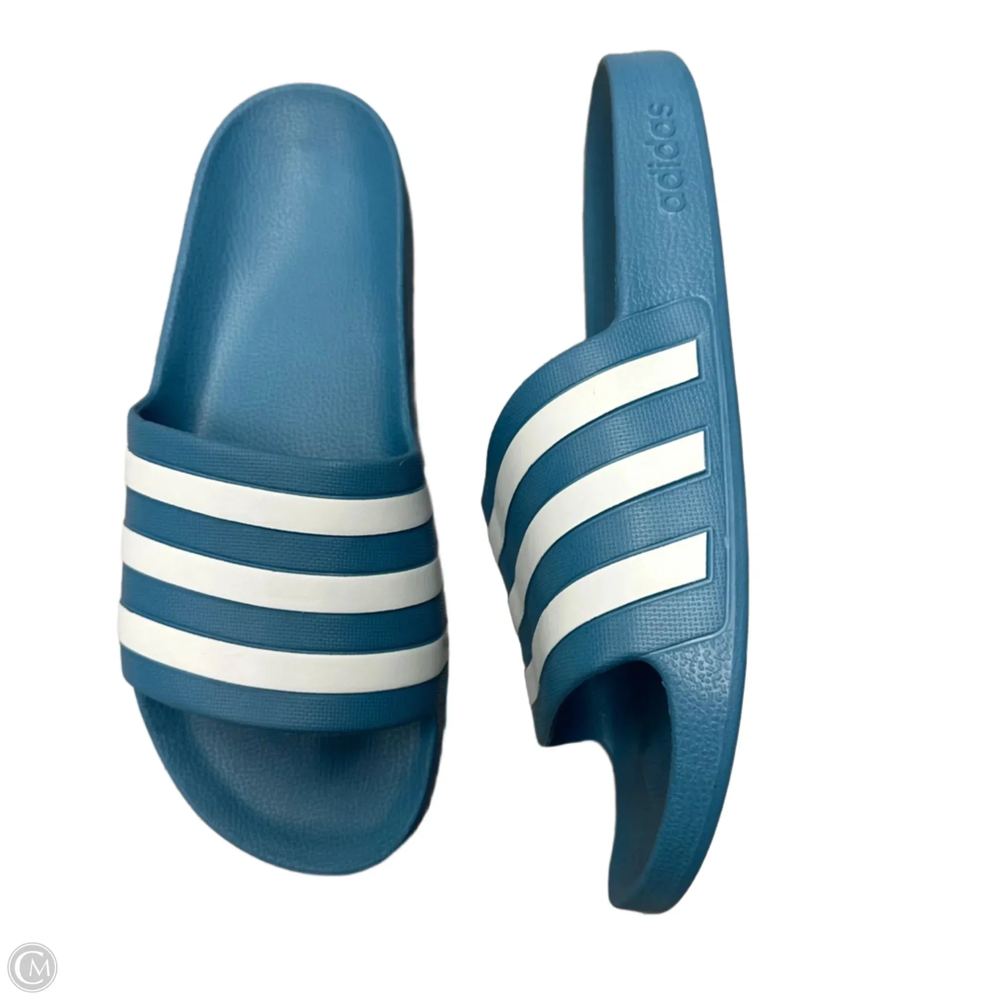 Sandales Sport Par Adidas En Bleu & Blanc, Taille : 11