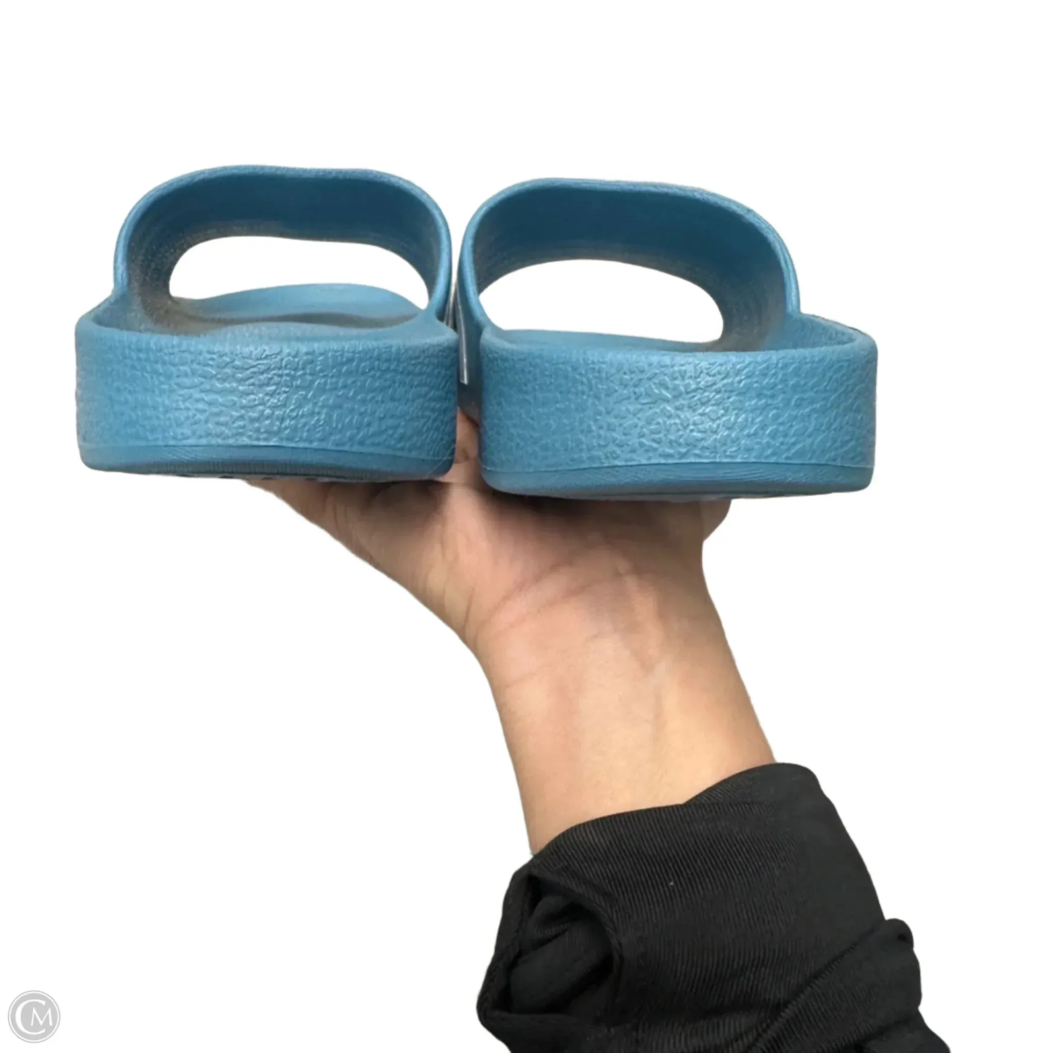 Sandales Sport Par Adidas En Bleu & Blanc, Taille : 11