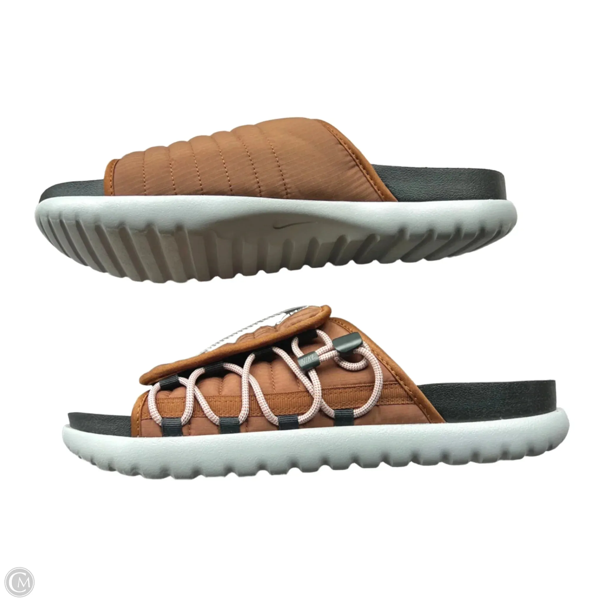Sandales Sport By Nike en noir et marron, Taille : 13.5