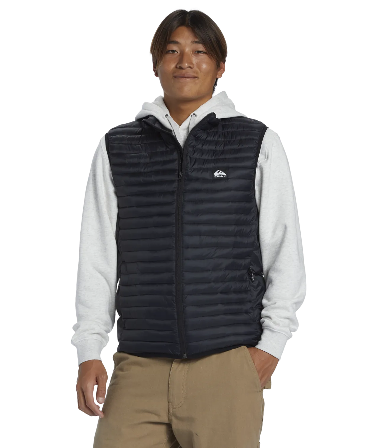 Gilet à écailles en noir