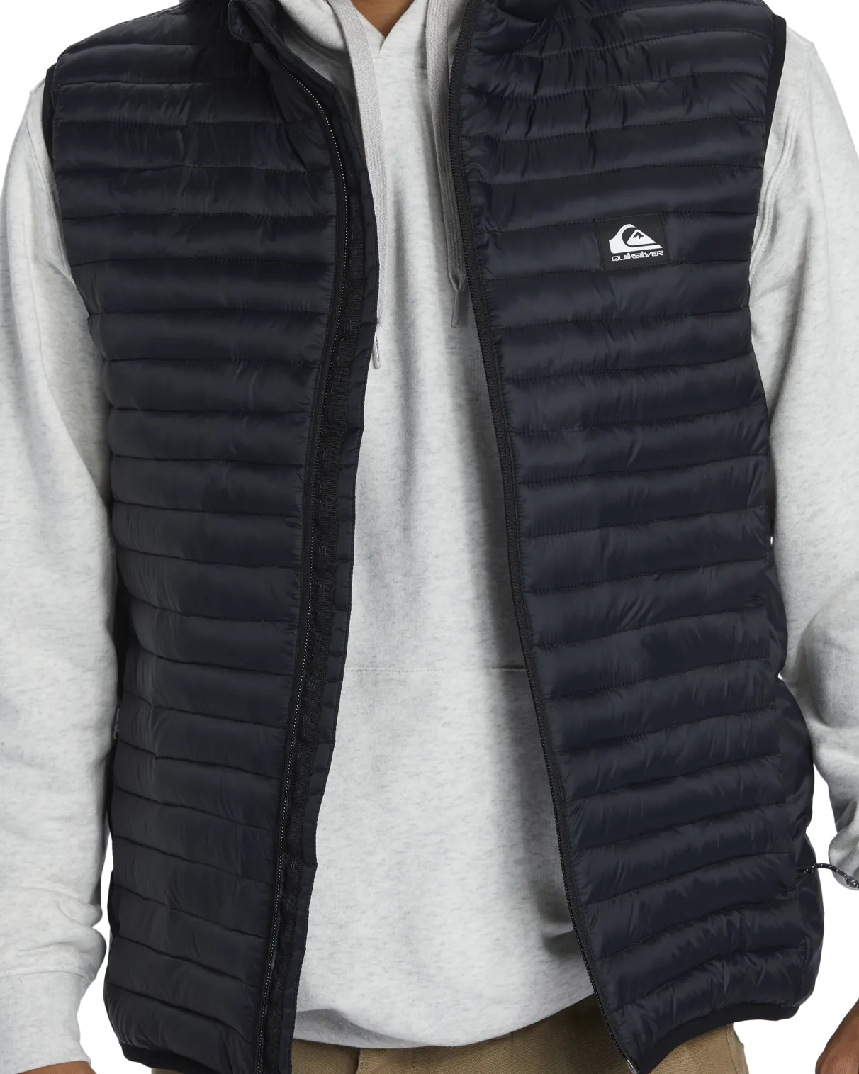 Gilet à écailles en noir