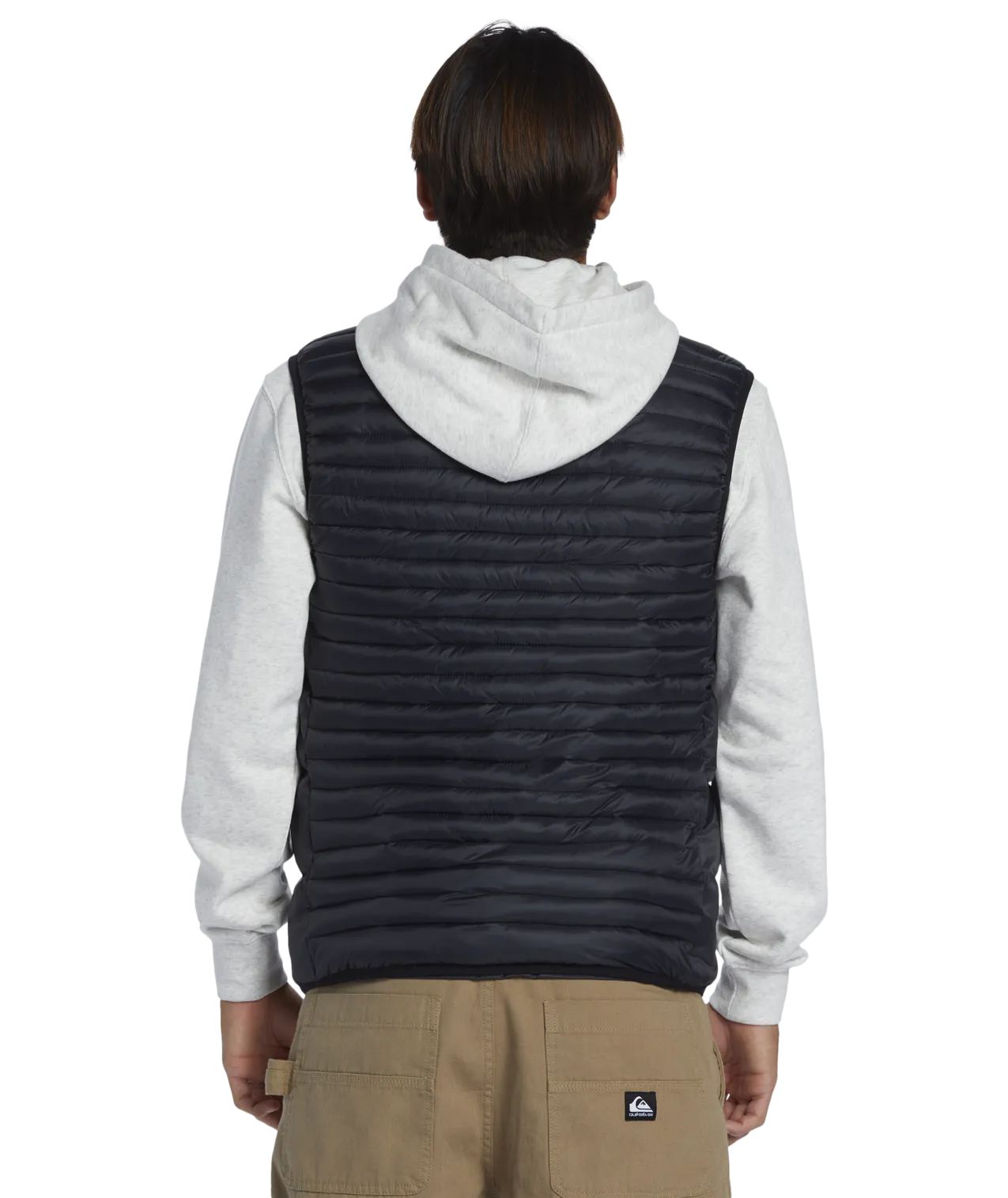 Gilet à écailles en noir