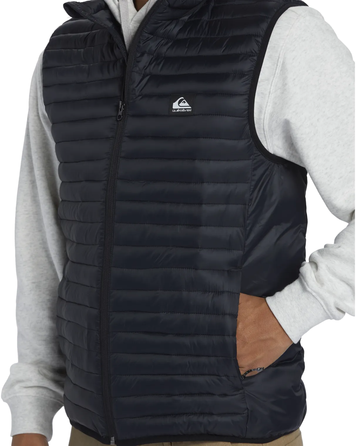 Gilet à écailles en noir