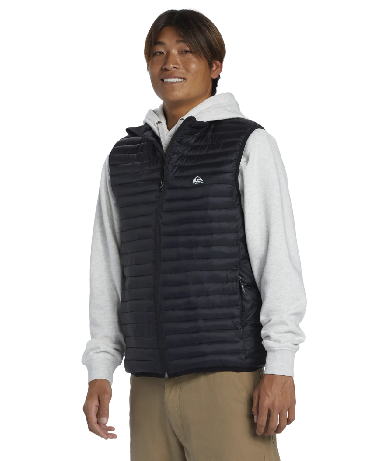 Gilet à écailles en noir