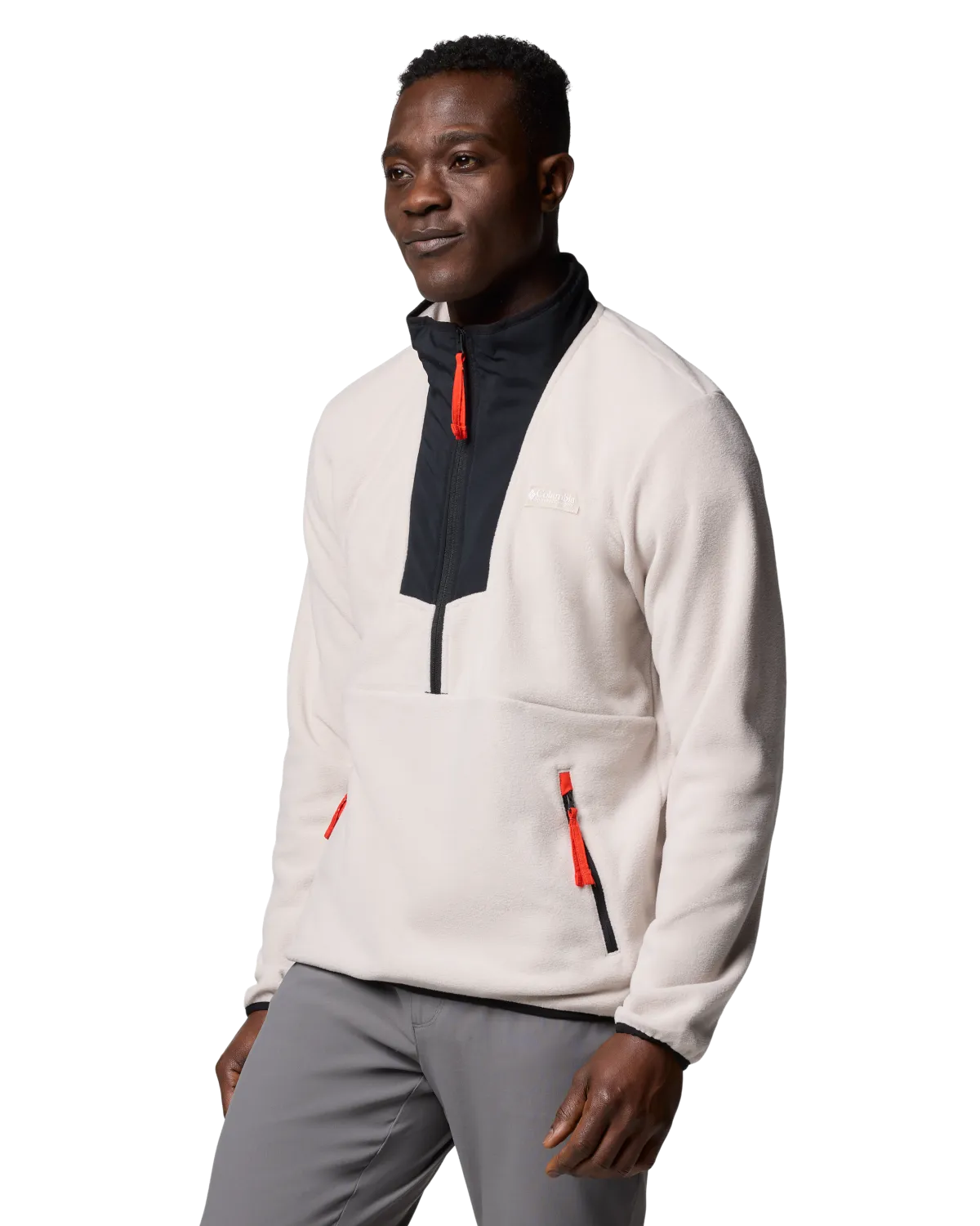 Veste polaire à demi-fermeture éclair Sequoia Grove en Pierre foncée et Noir