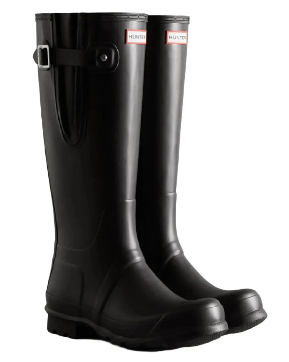 Bottes en caoutchouc Hunter pour hommes, hautes avec réglage latéral