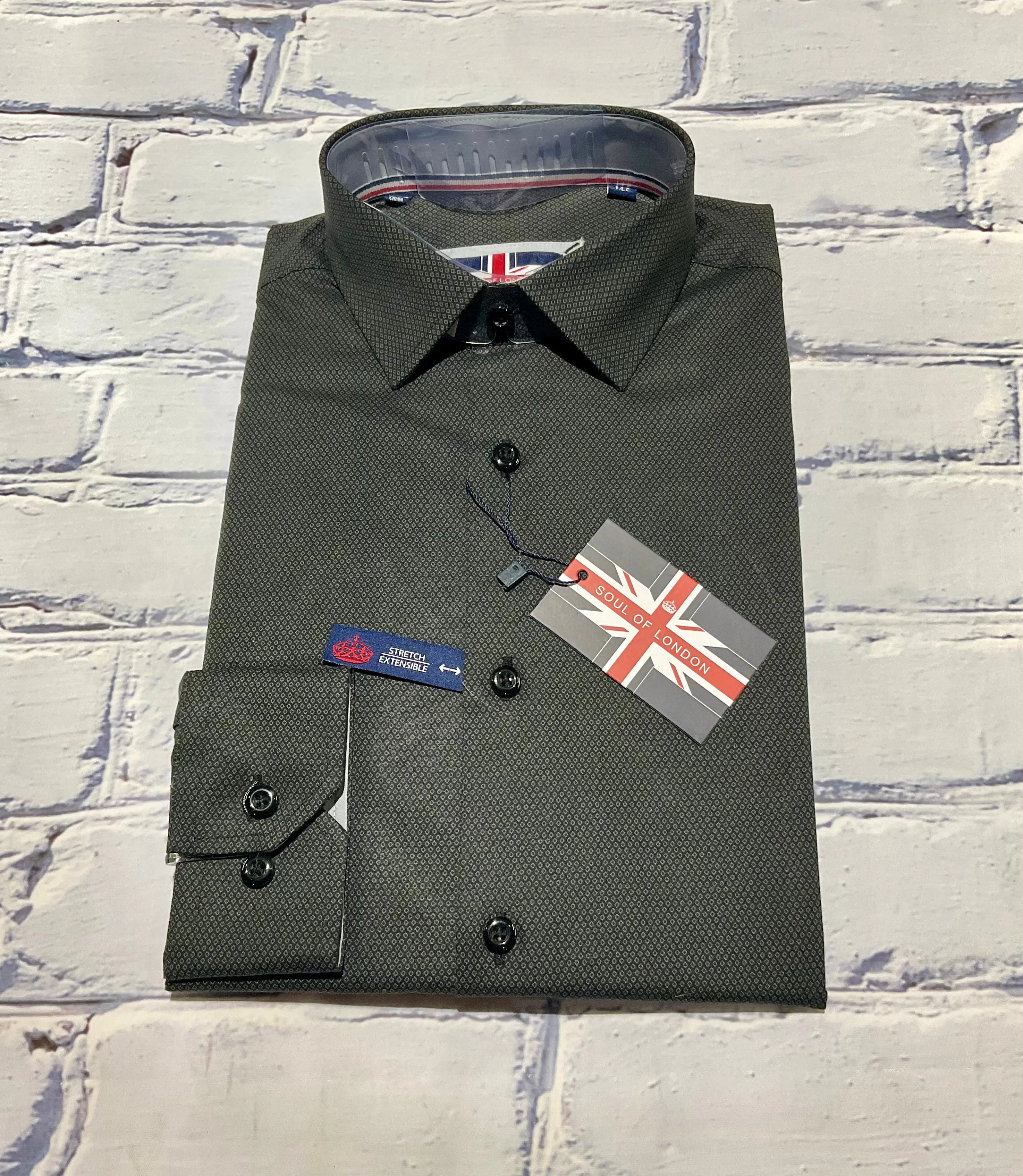 Âme de Londres T-shirt de sport en coton extensible