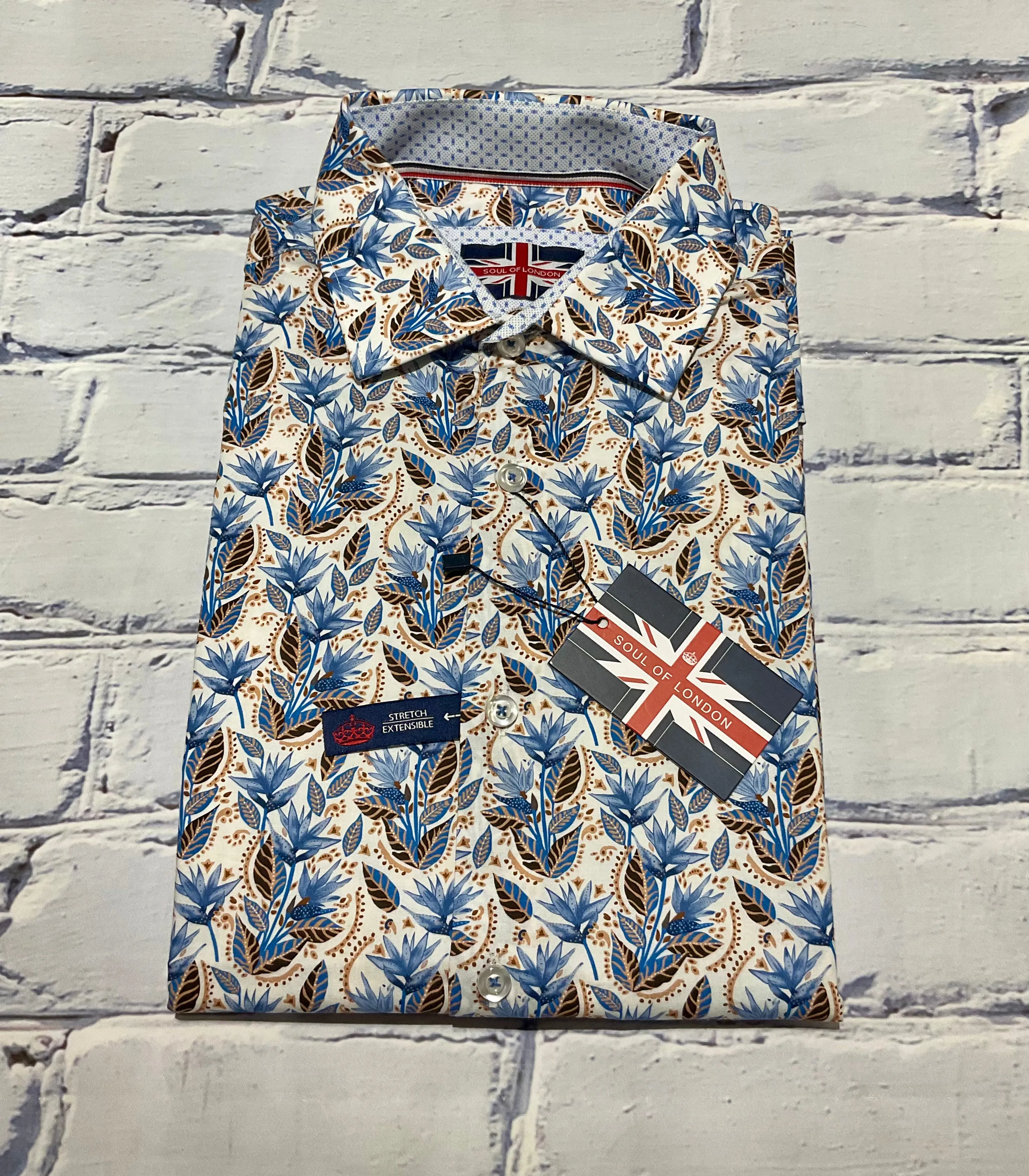 Soul of London LS Coton Élastique