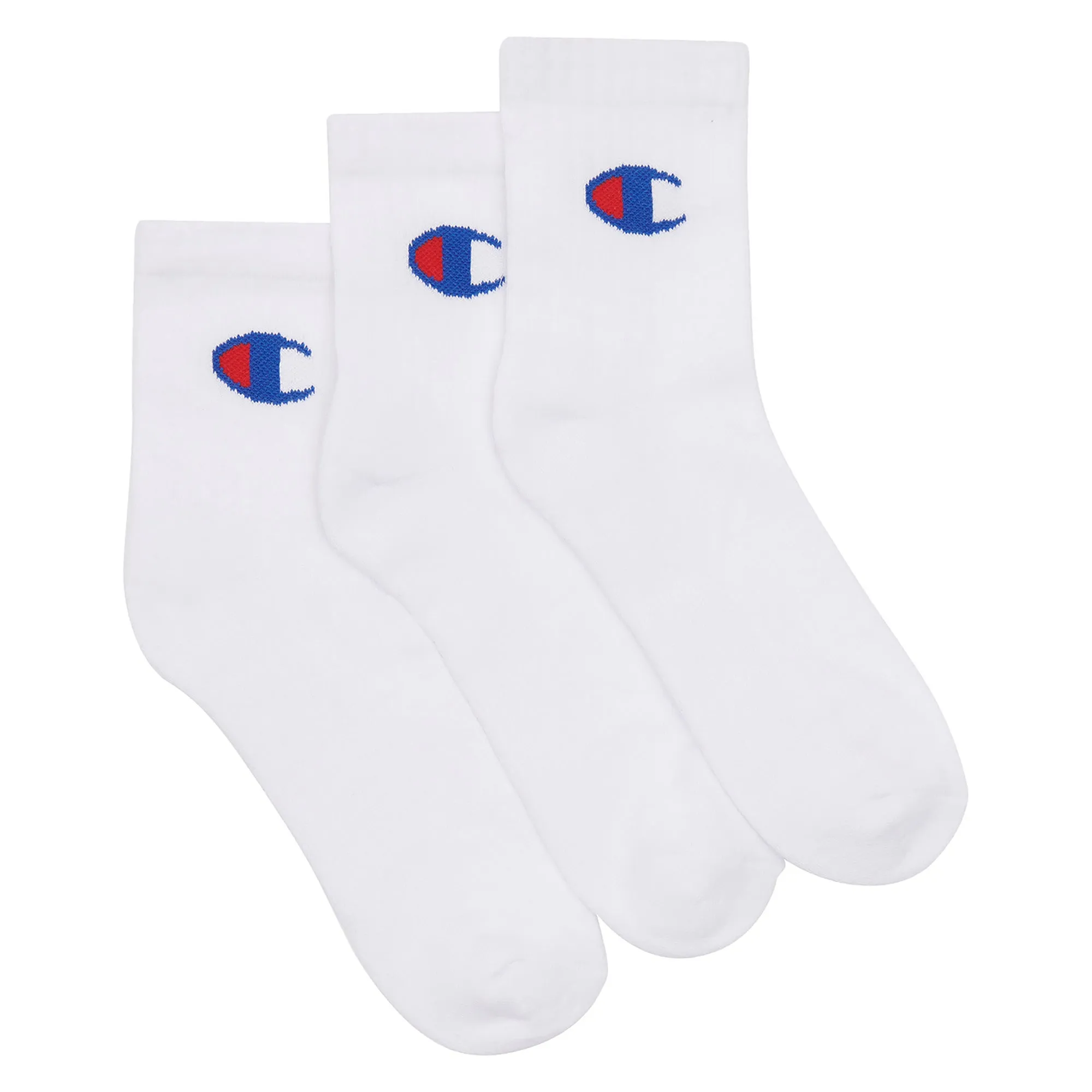 Chaussettes Crew Quart de Logo Sport C (Lot de 3)