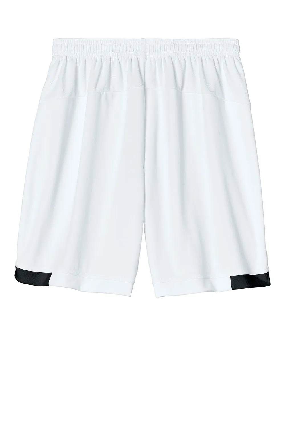 Short Homme Sport-Tek Club à Évacuation de l'Humidité - Blanc/Noir