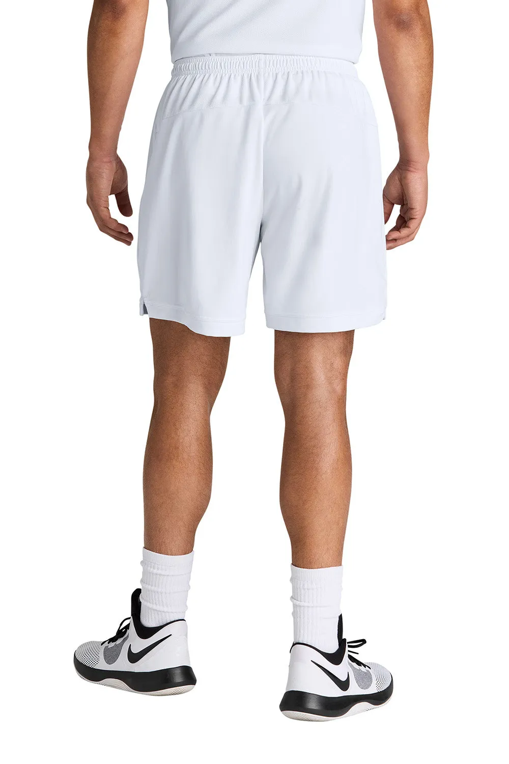 Short Homme Sport-Tek Club à Évacuation de l'Humidité - Blanc/Blanc