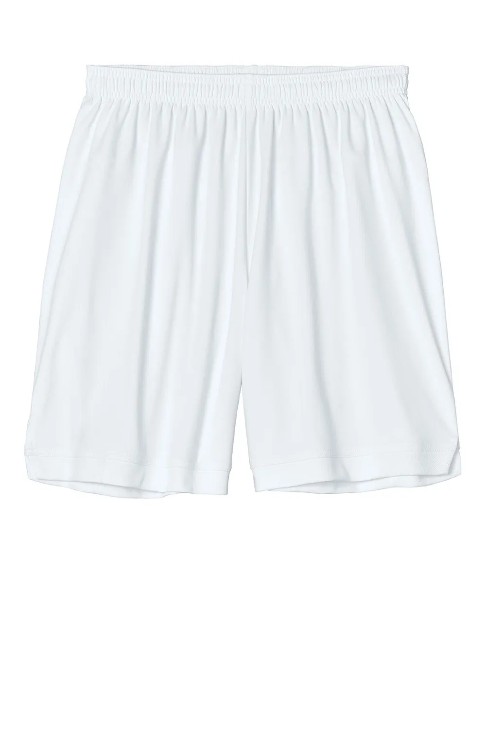 Short Homme Sport-Tek Club à Évacuation de l'Humidité - Blanc/Blanc